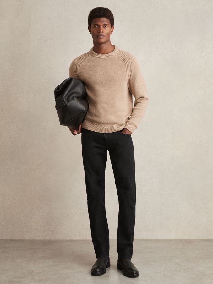 Replay Straight-Leg Jeans in Black (E82392) | €230
