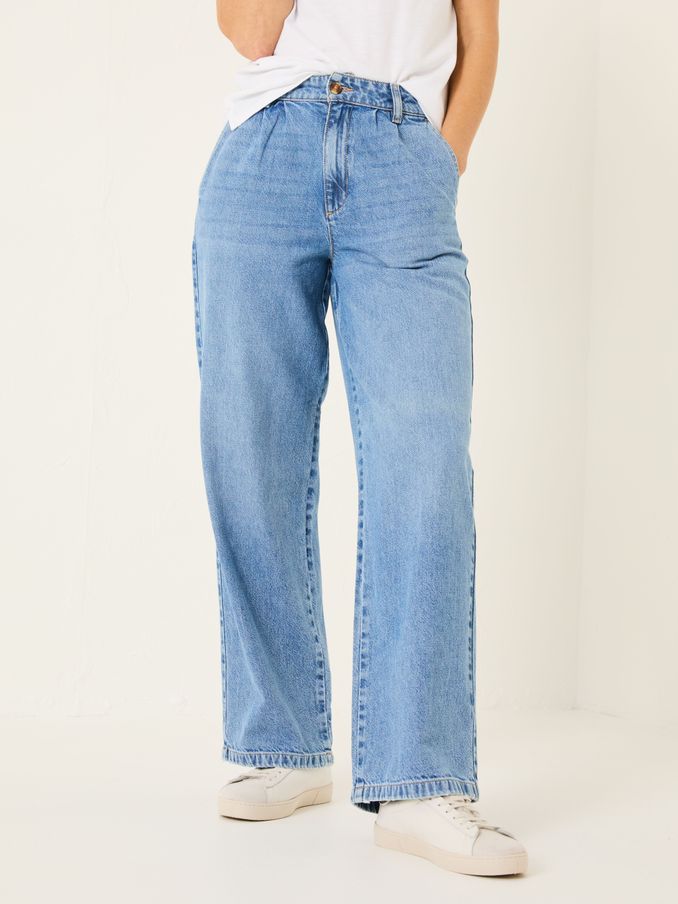 Ginger Denim Vintage Wide Leg Jeans (E82844) | $84