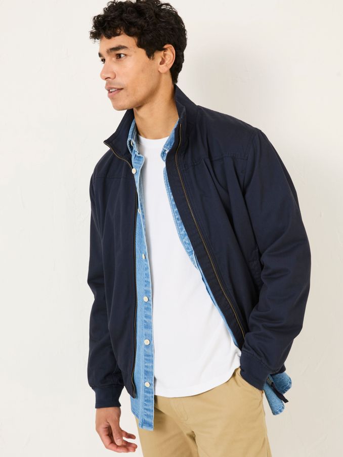 Navy Harrington Jacket (E82934) | $132