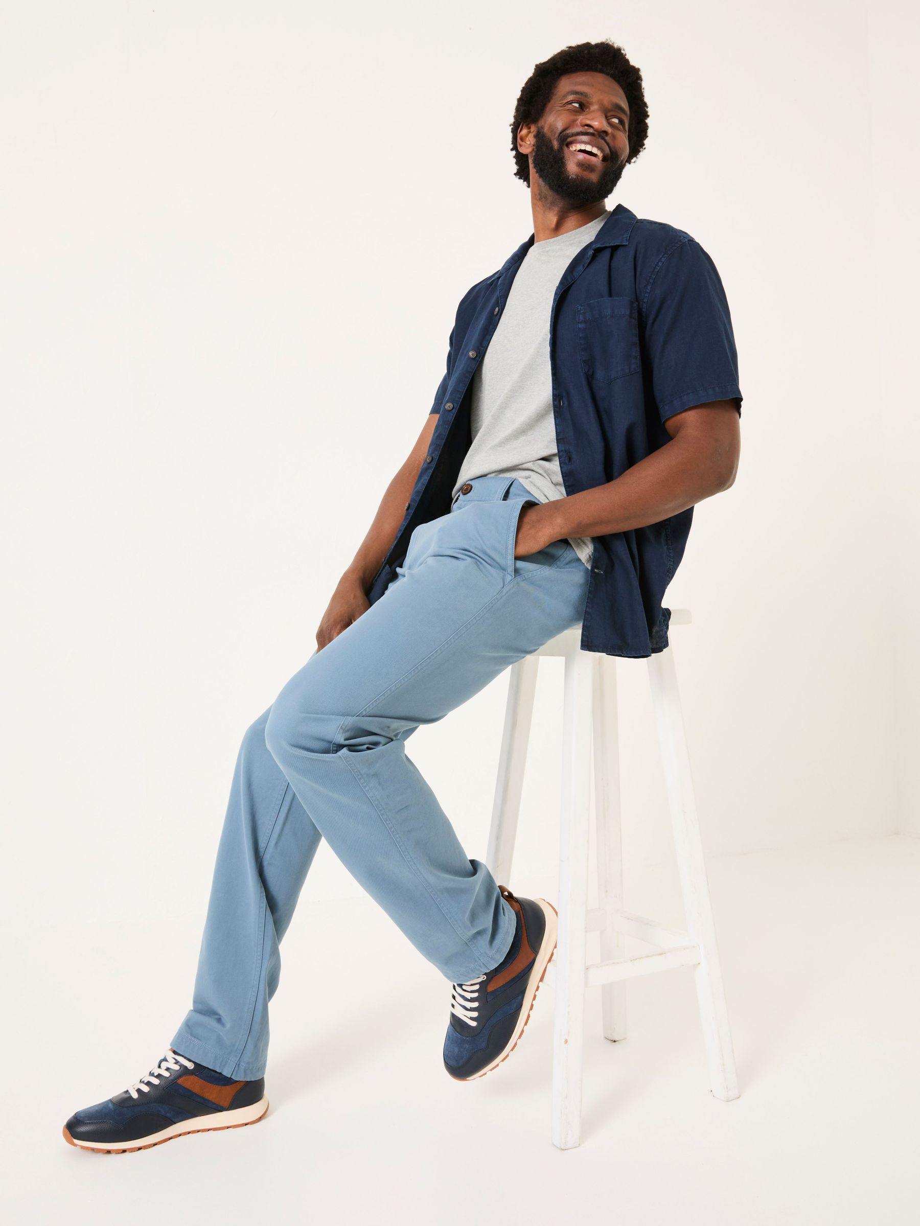 Blue Modern Coastal Chinos (E82943) | $85