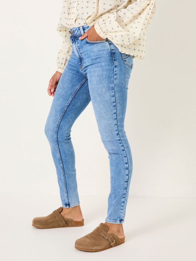 Harlow Light Vintage Blue Highwaist Skinny Jeans (E83918) | €65