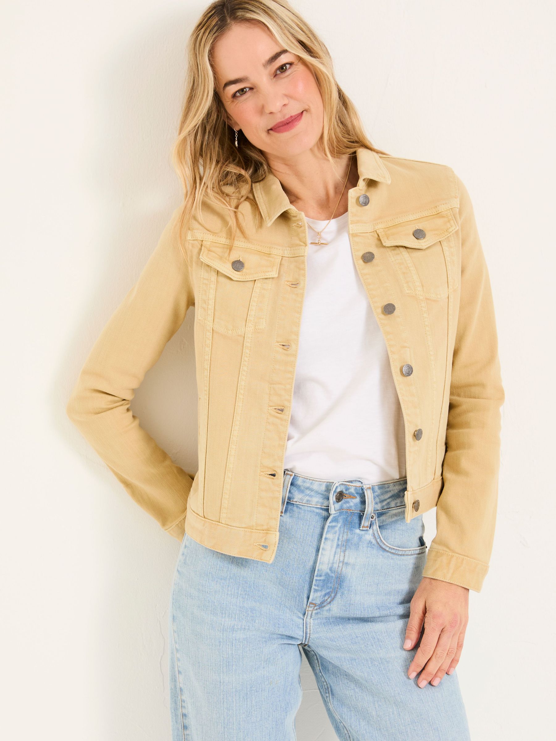 Tasha Dark Yellow Denim Jacket (E84402) | $102