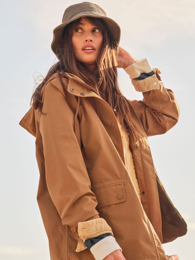 Tan Brown Waterproof Coat (E84465) | €130.50