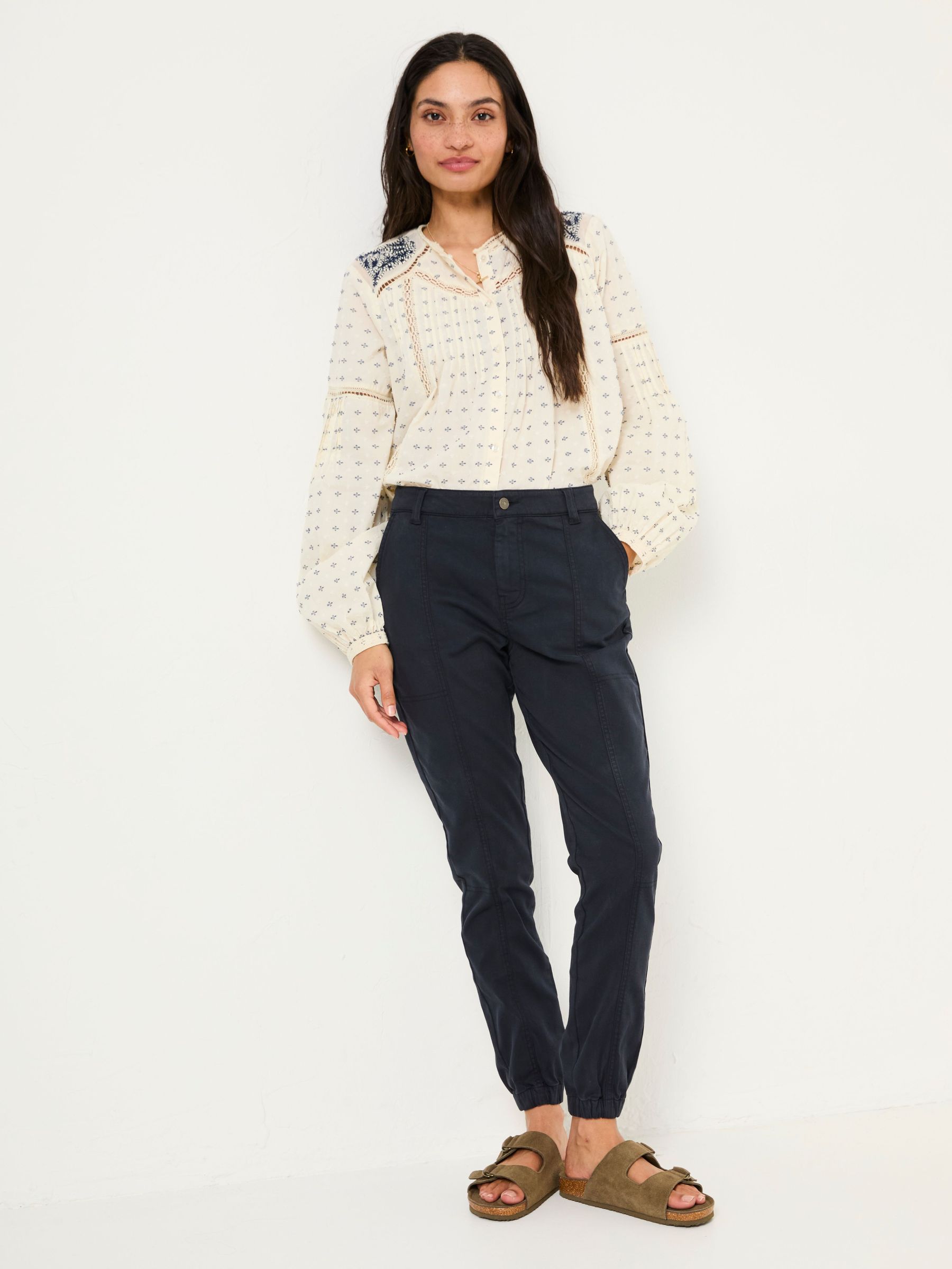 Boston Navy Cargo Trousers (E84503) | $84