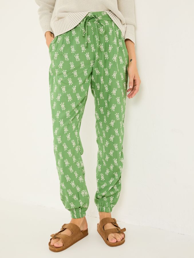 Lyme Green Cuffed Jogger (E84504) | €55