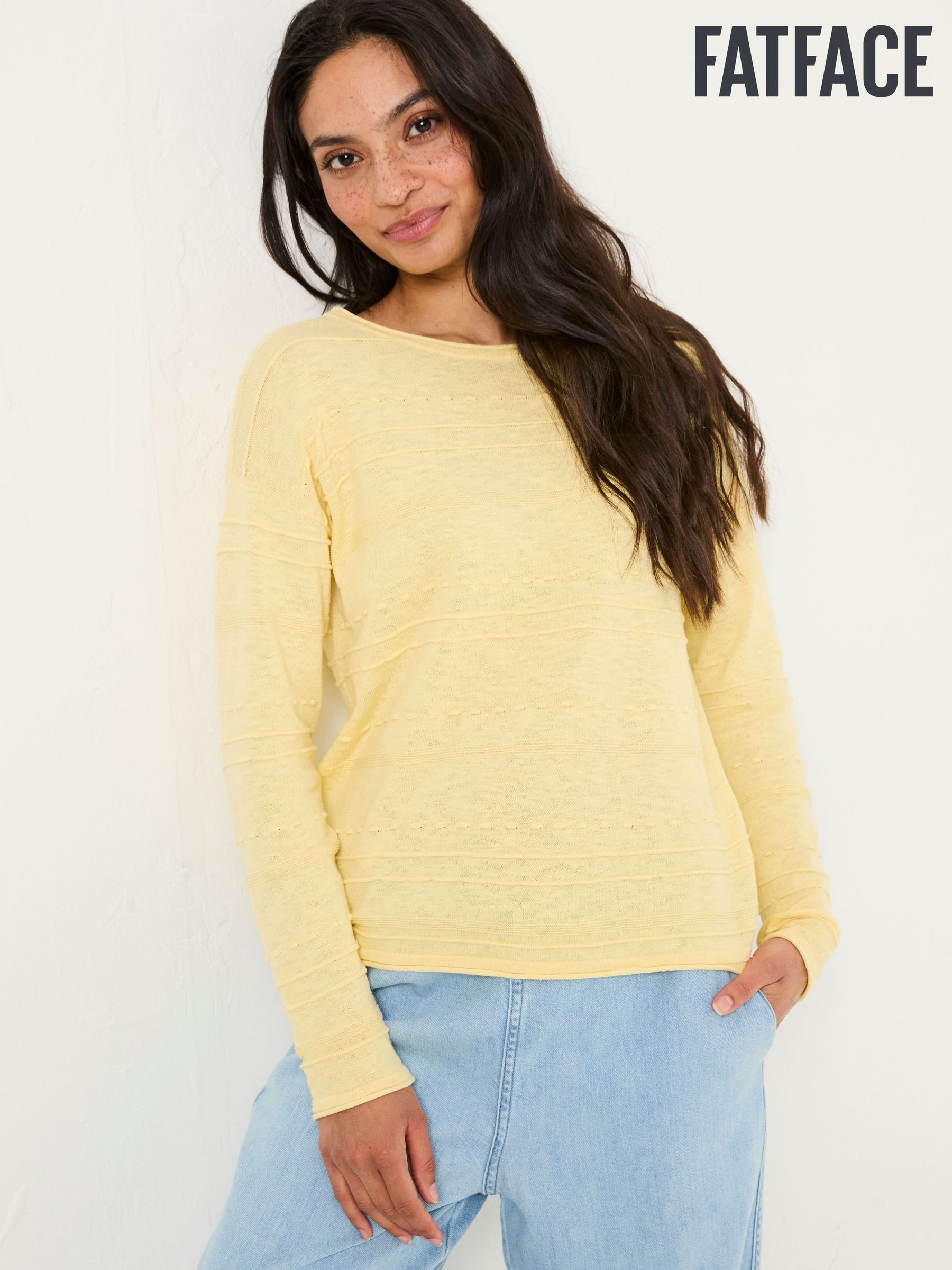 Isabelle Yellow Knitted Jumper (E85955) | $85