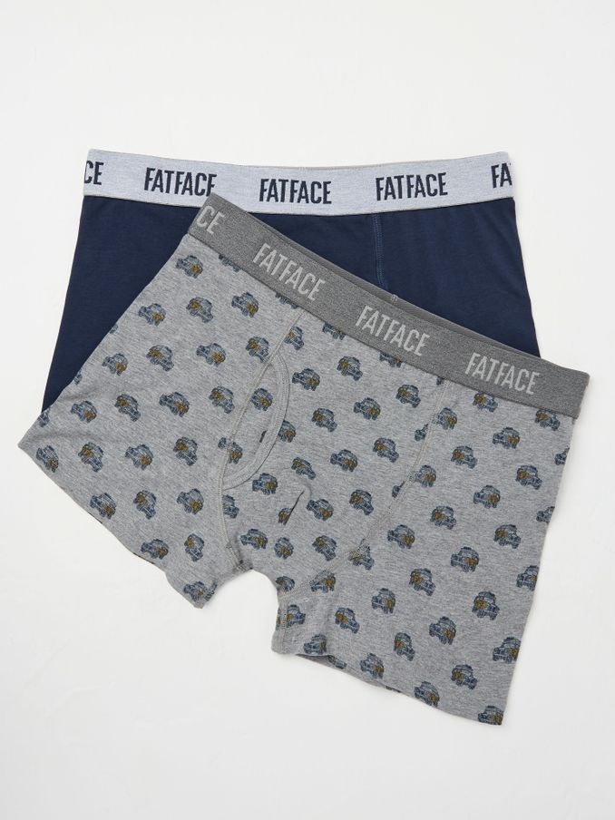 Blue & Grey Off Roader Classic Boxers 2 Pack (E86110) | $34