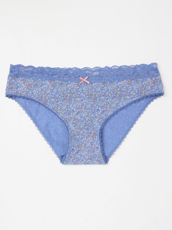 Blue Vine Floral Mini Knickers (E86329) | €11.50