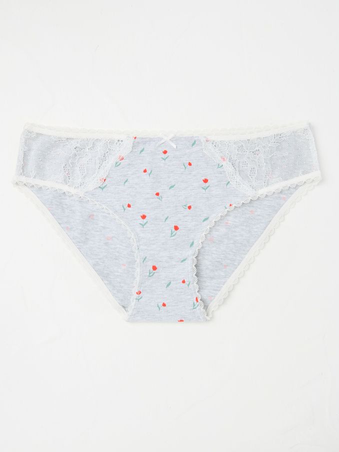 Grey Tulip Mini Knickers (E86354) | €11.50