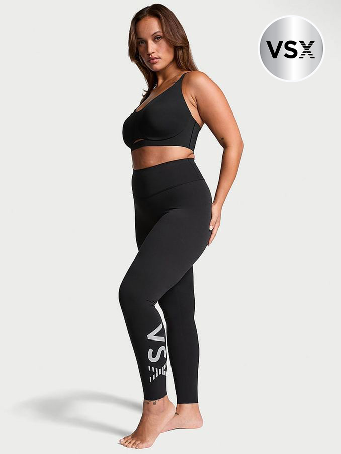 Black Graphic Full Length Elevate™ Leggings (E87912) | €68