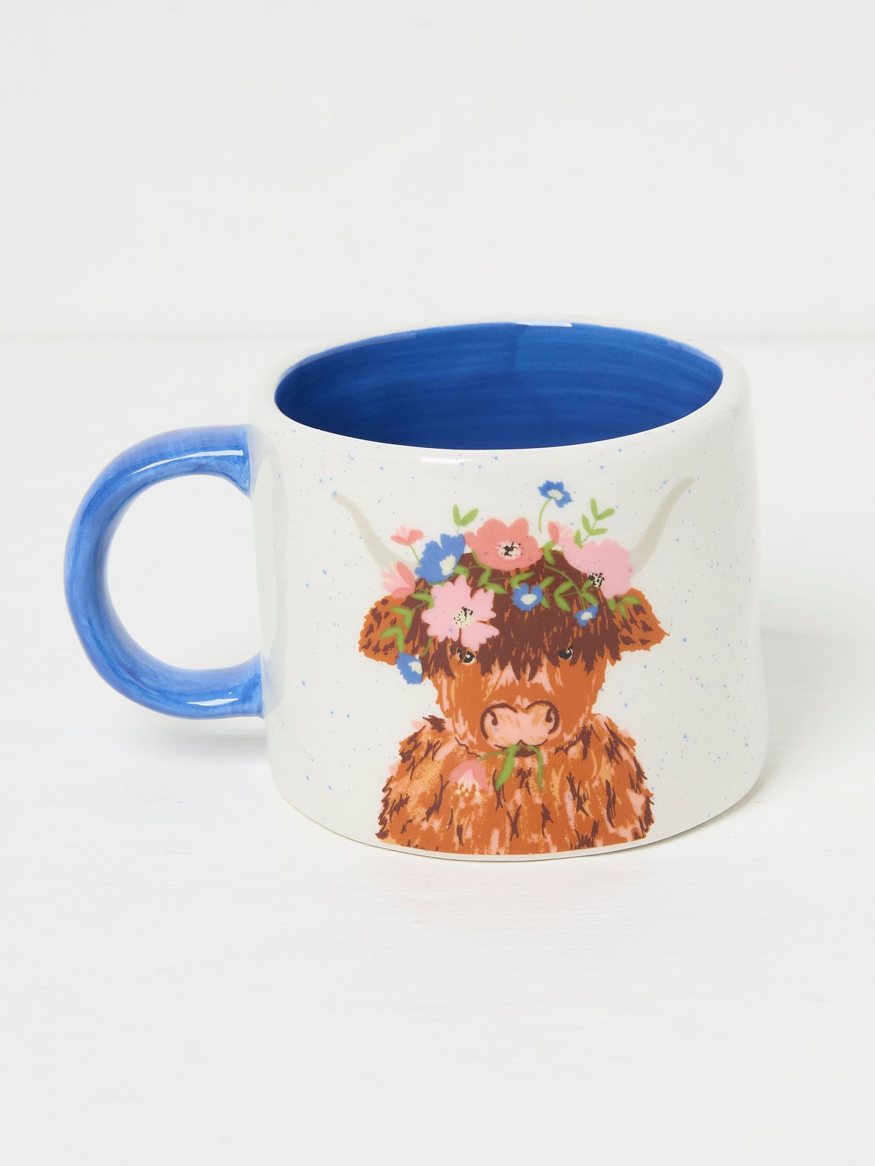 White Hetty the Highland Cow Mug (E88440) | $20
