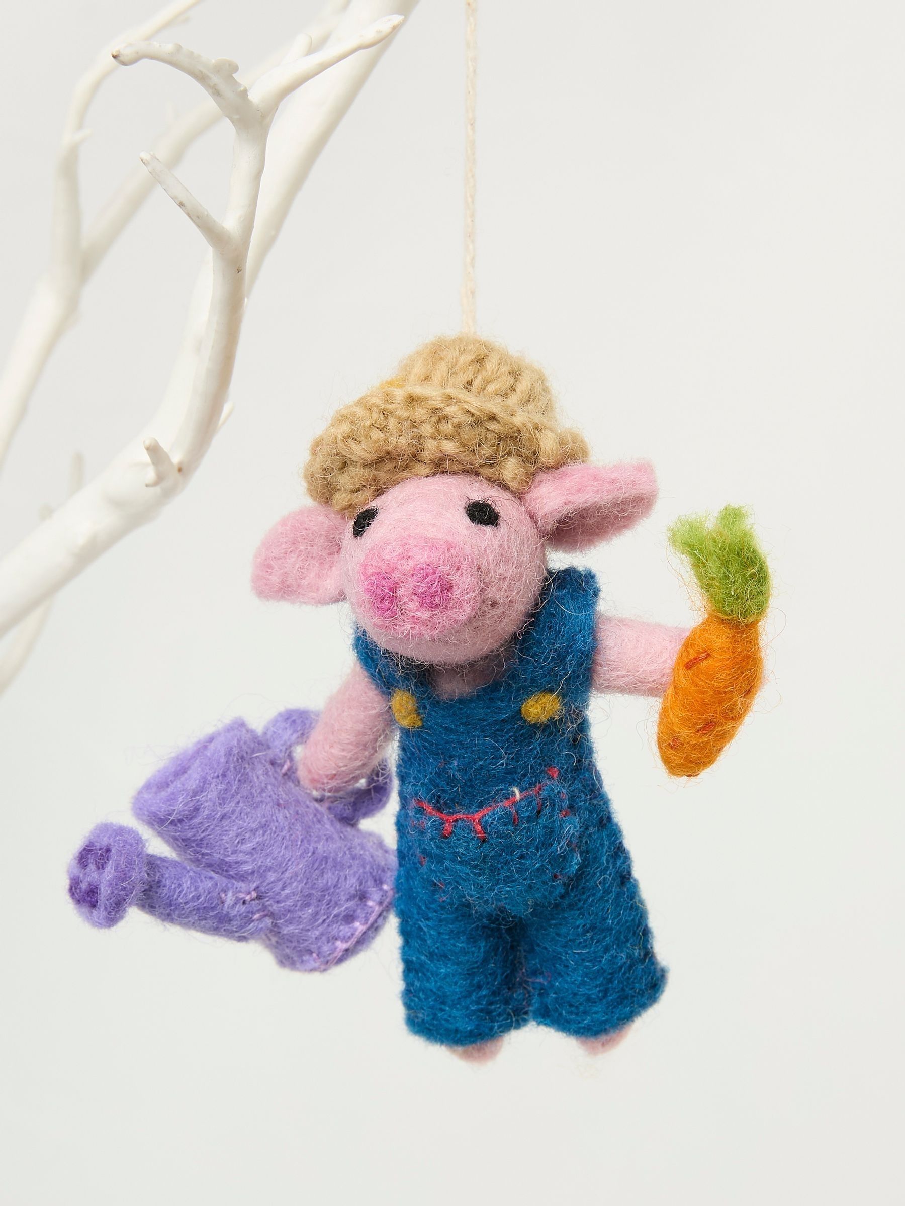 Pink Pig Easter Decoration (E88475) | $15