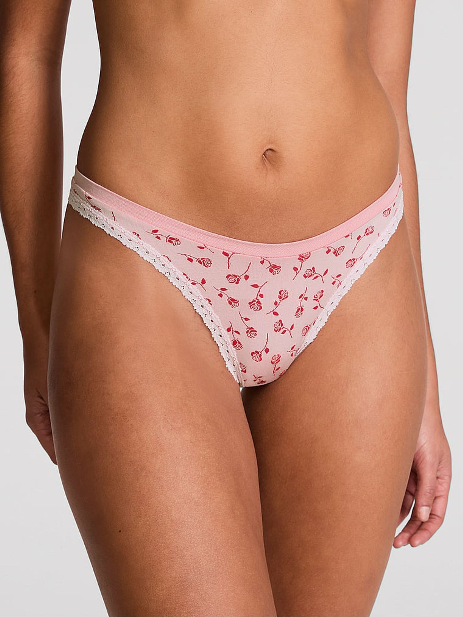 Pink Tulip Thong Seamless Knickers (E89930) | €10.50