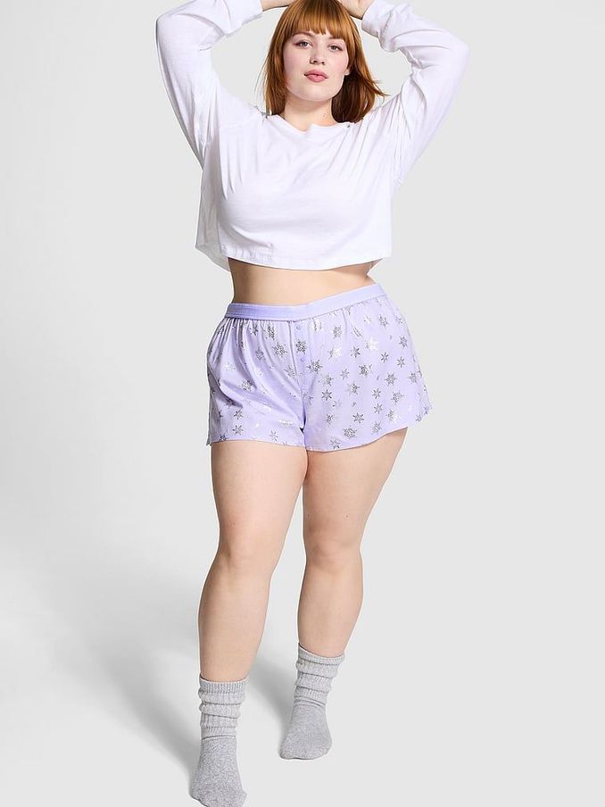 Purple Cloud Short Pyjama Bottoms (E91757) | €29