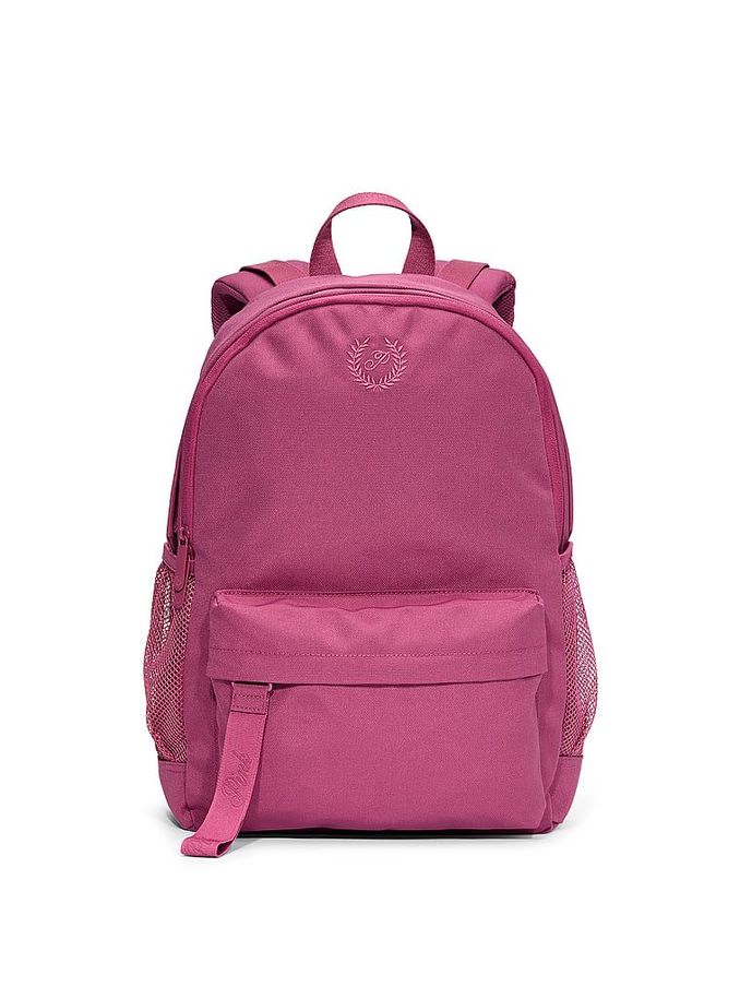 Pink Violet Canvas Backpack (E91902) | €25