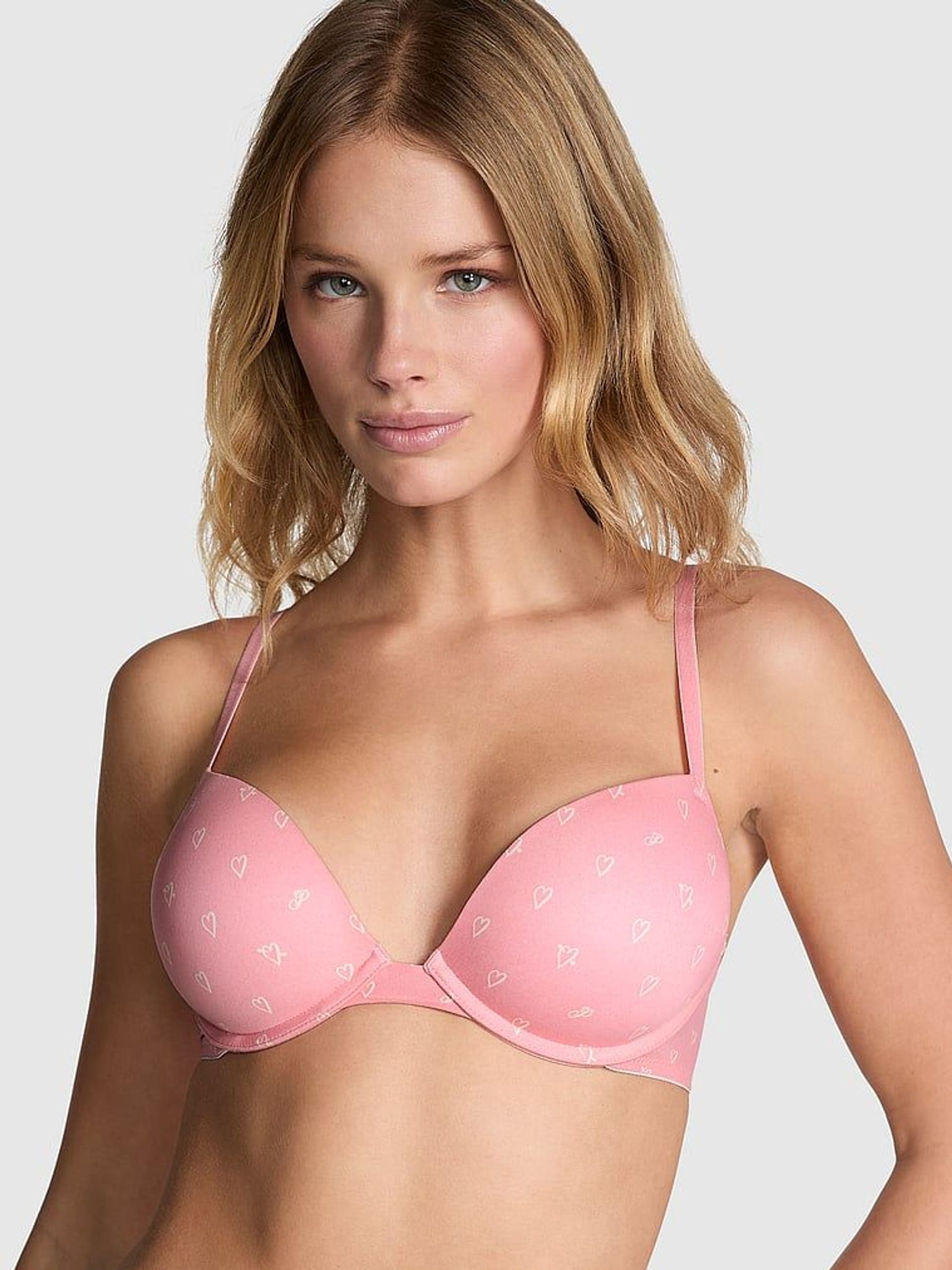 Petal Pink Heart Super Push Up Super Push Up Bra (E93048) | €33