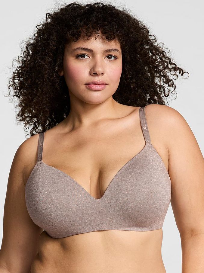 Iced Coffee Brown Non Wired Push Up Bra (E93069) | €12