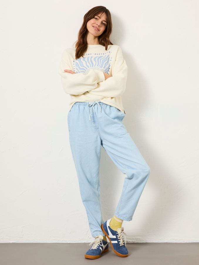 Chambray Blue Drew Trousers (E98939) | €39