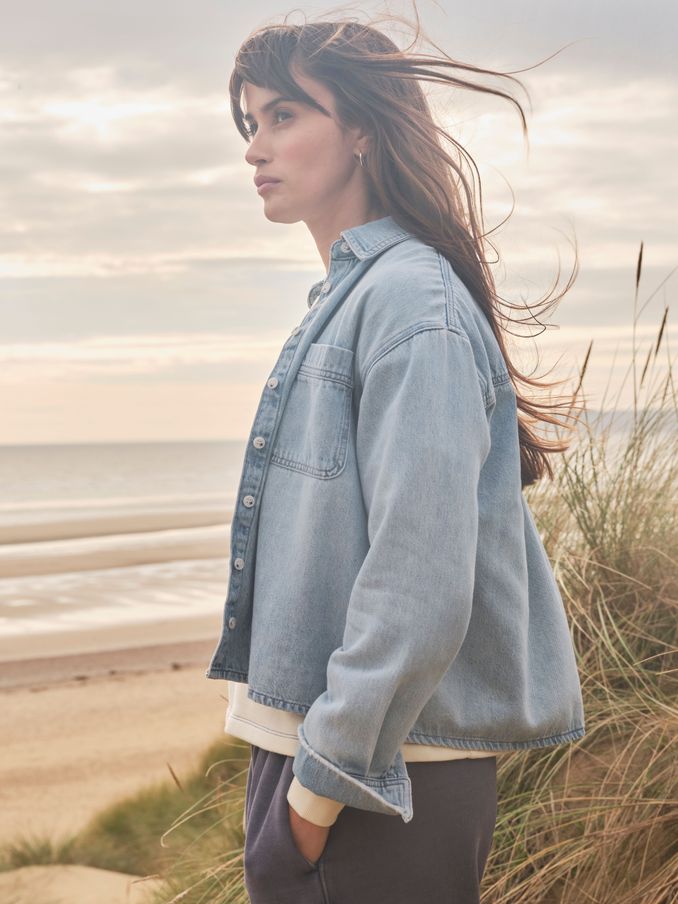 Chambray Blue Sara Chambray Shirt (E98947) | €50