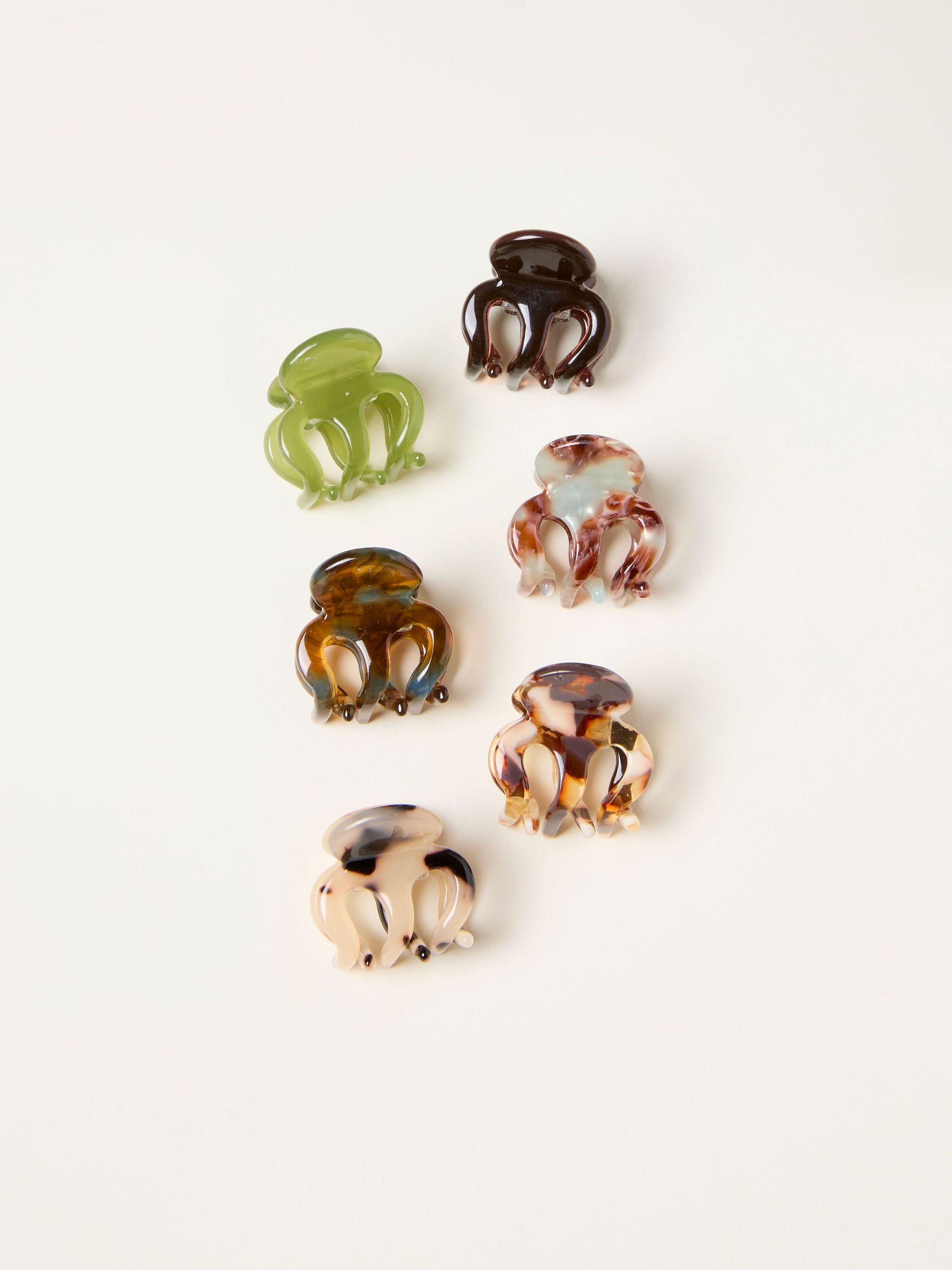 Multi 6 Pack Mini Claw Clips (F02972) | €21.50