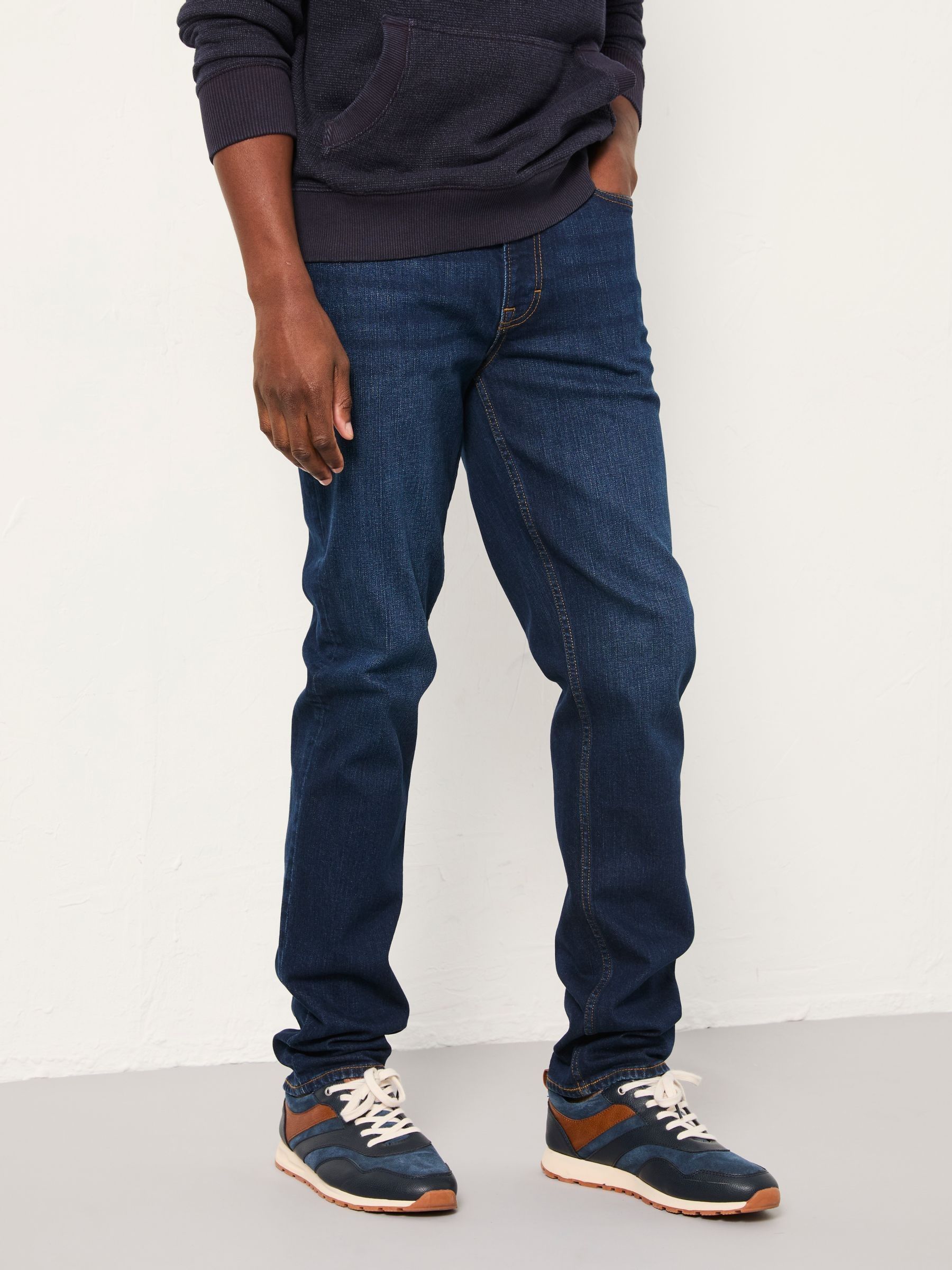 Dark Vintage Blue Slim Fit Jeans (F08169) | $113