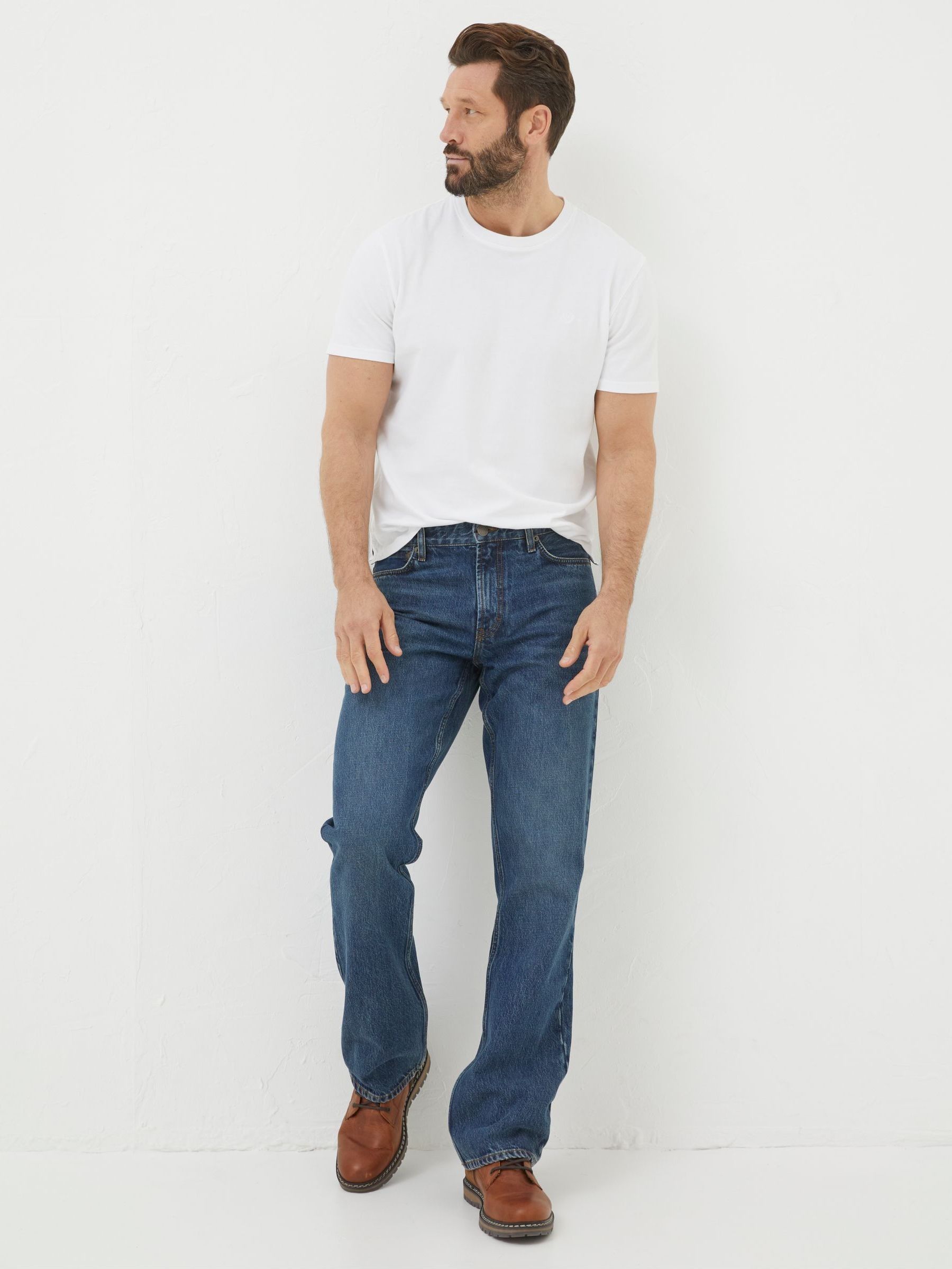Indigo Blue Bootcut Bootcut Jeans (F08172) | $102