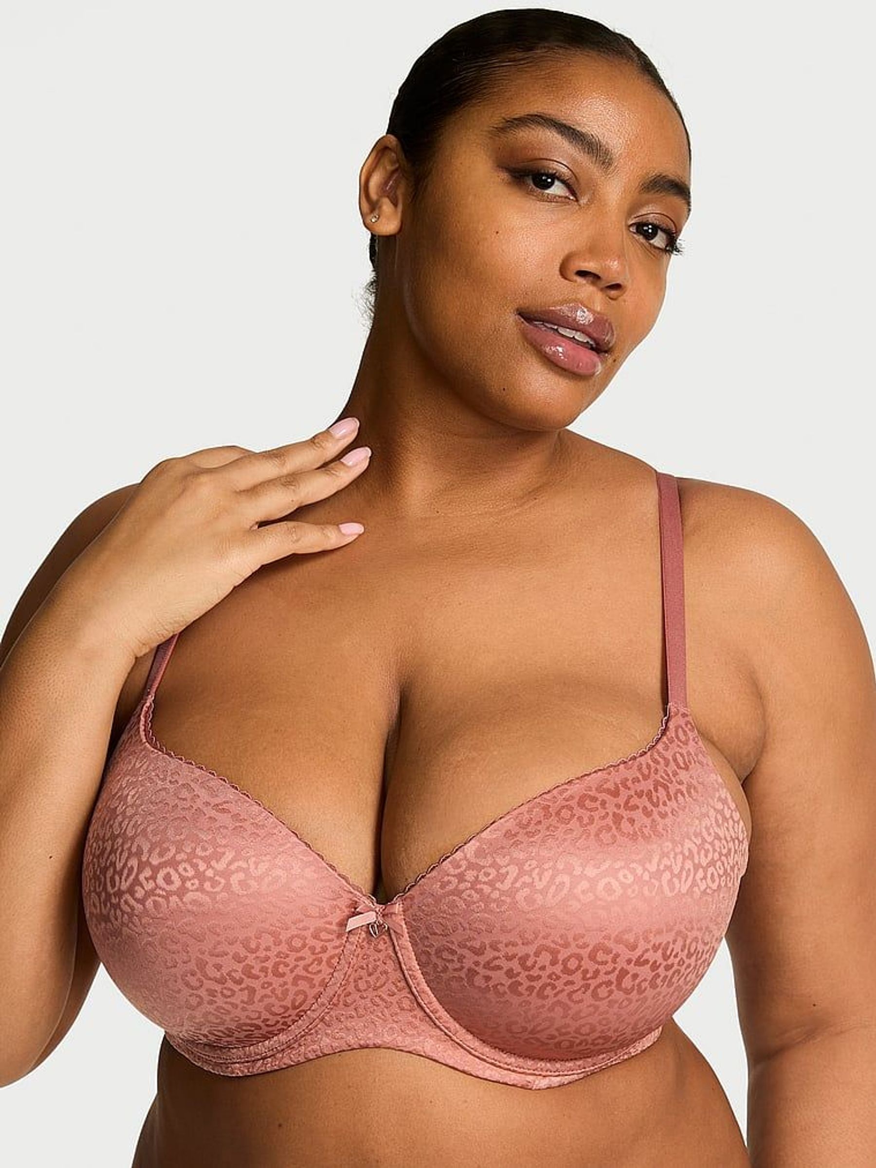 Blush Pink Lightly Lined Demi Bra (F11230) | €45