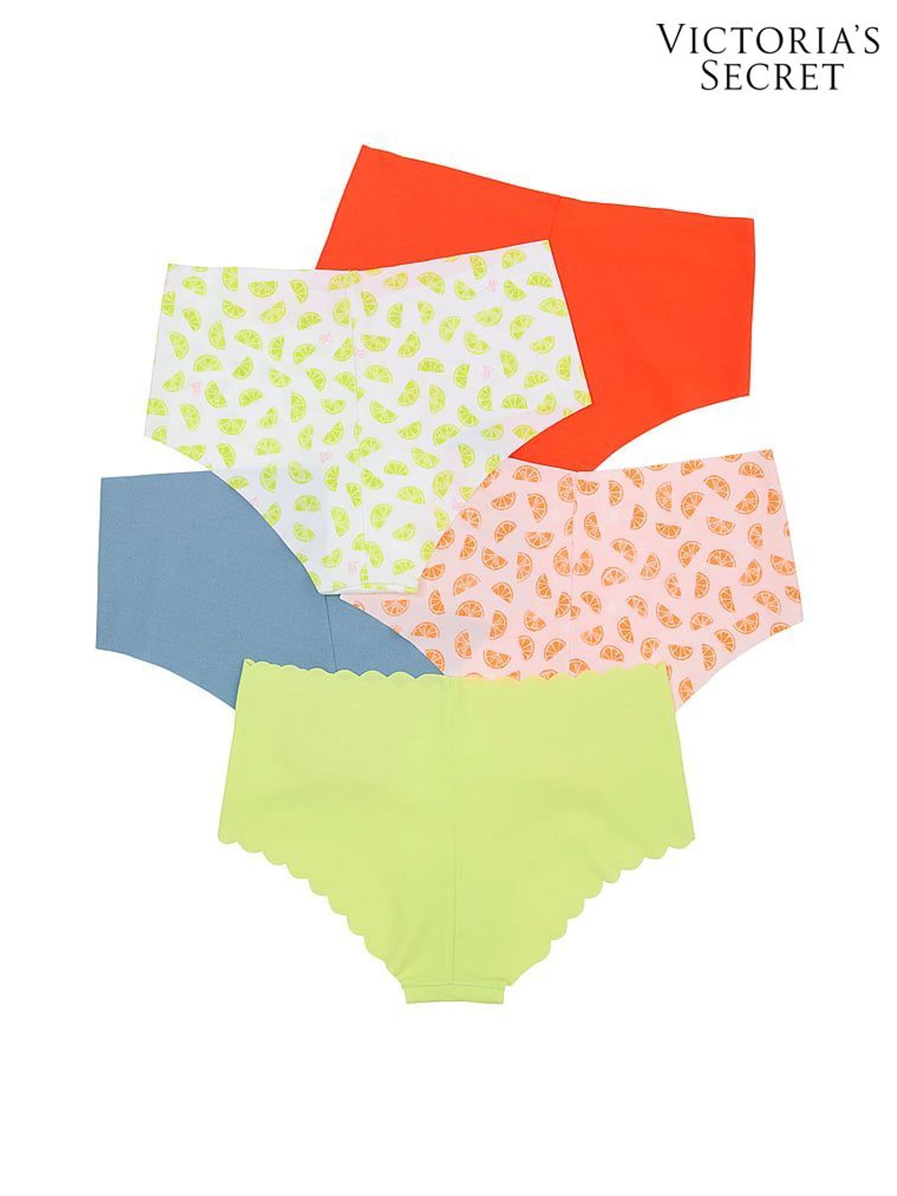Orange/Blue/Green Cheeky 5 Pack Knickers (F11285) | €31