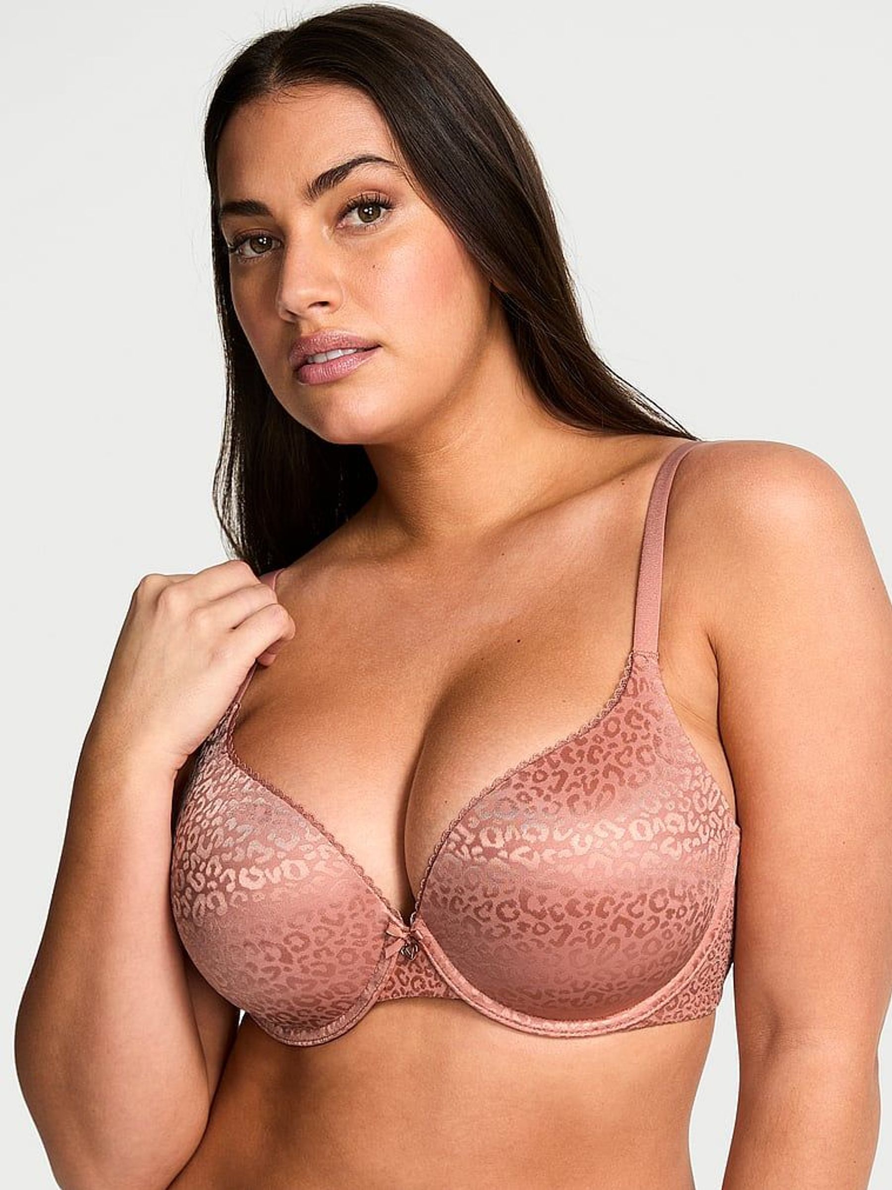 Blush Pink Full Cup Push Up Bra (F11296) | €45