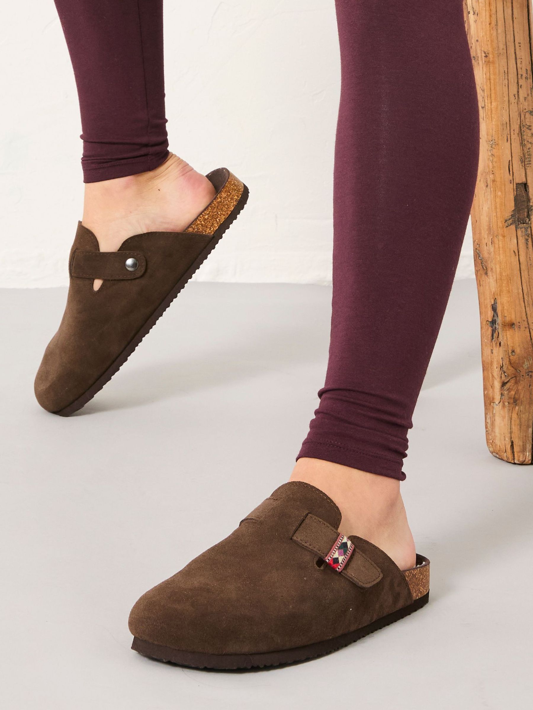 Maisie Chocolate Brown House Shoe (F11309) | €56