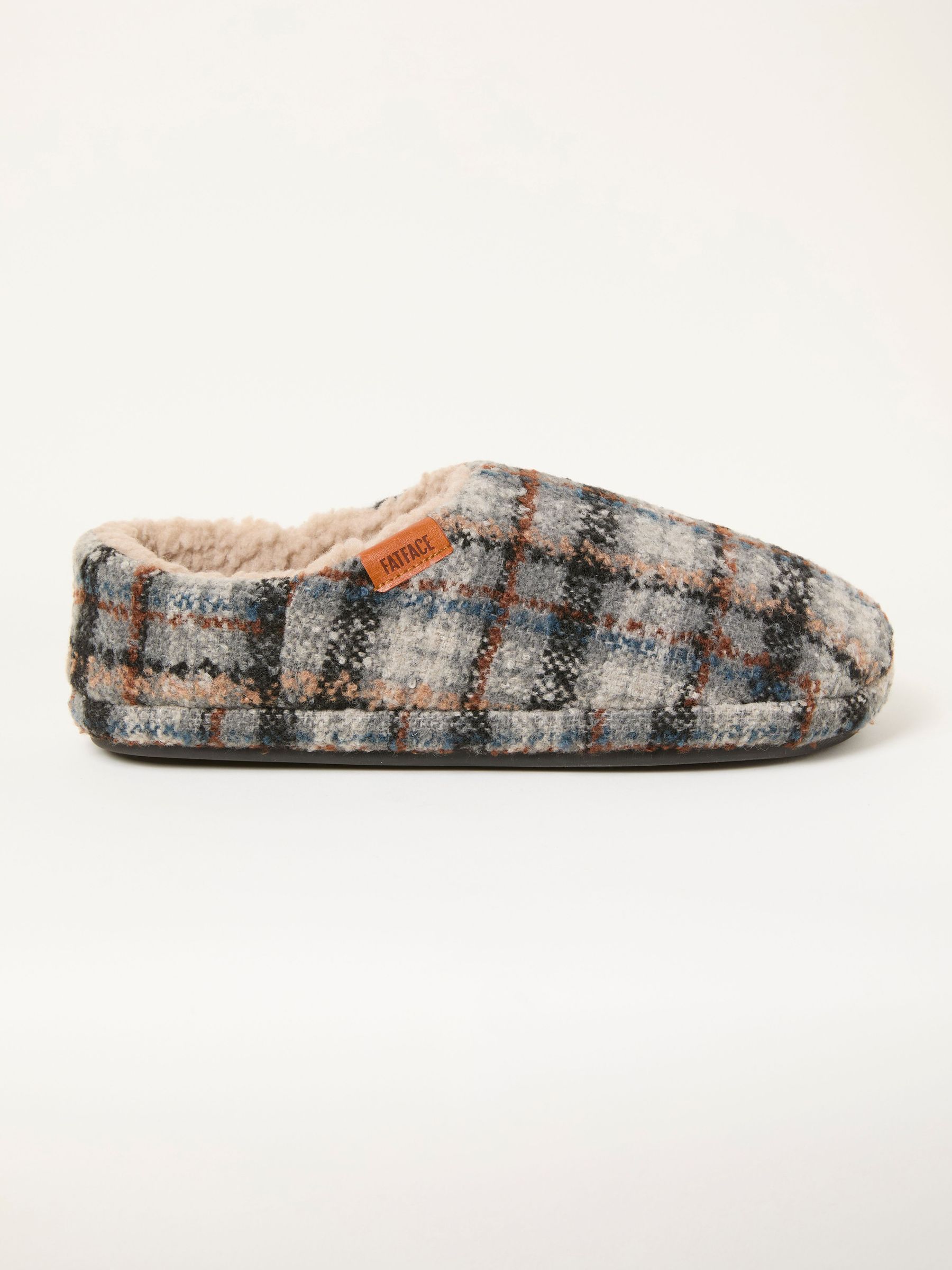 Arthur Grey Mule Slipper (F11461) | €42