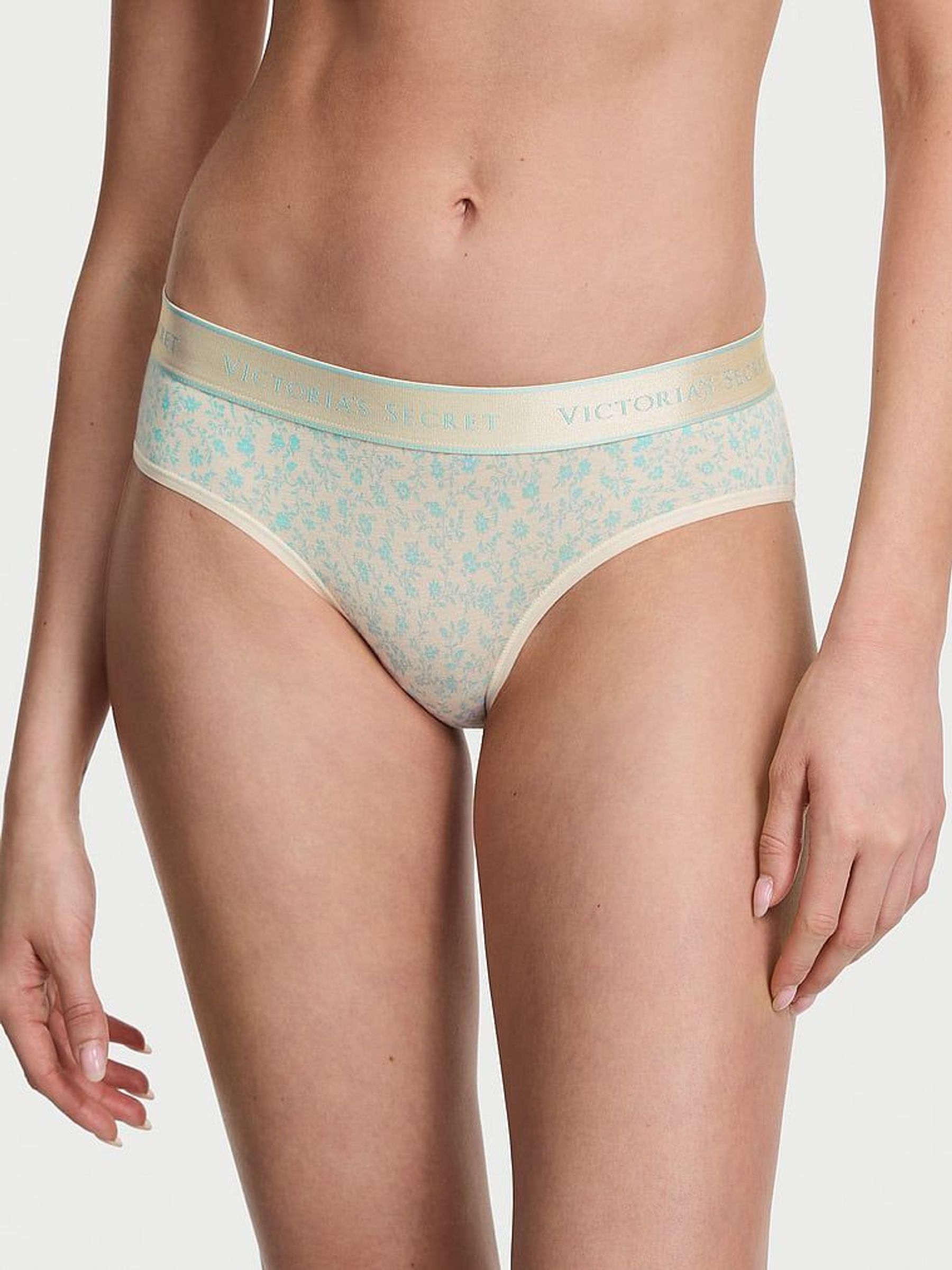 Blue Scattered Floral Hipster Knickers (F11537) | €10.50