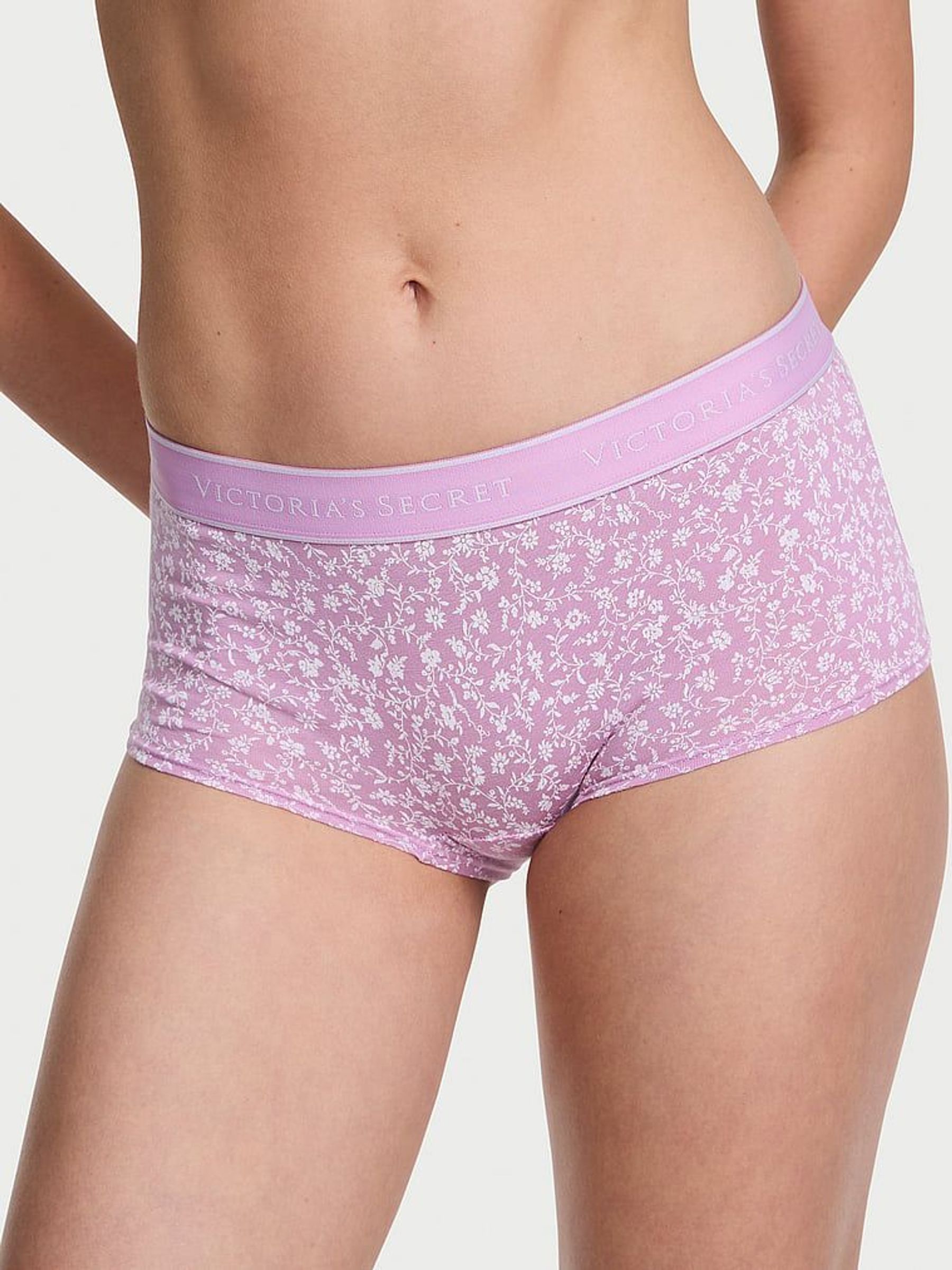 Scattered Floral Purple Short Knickers (F11546) | €10.50