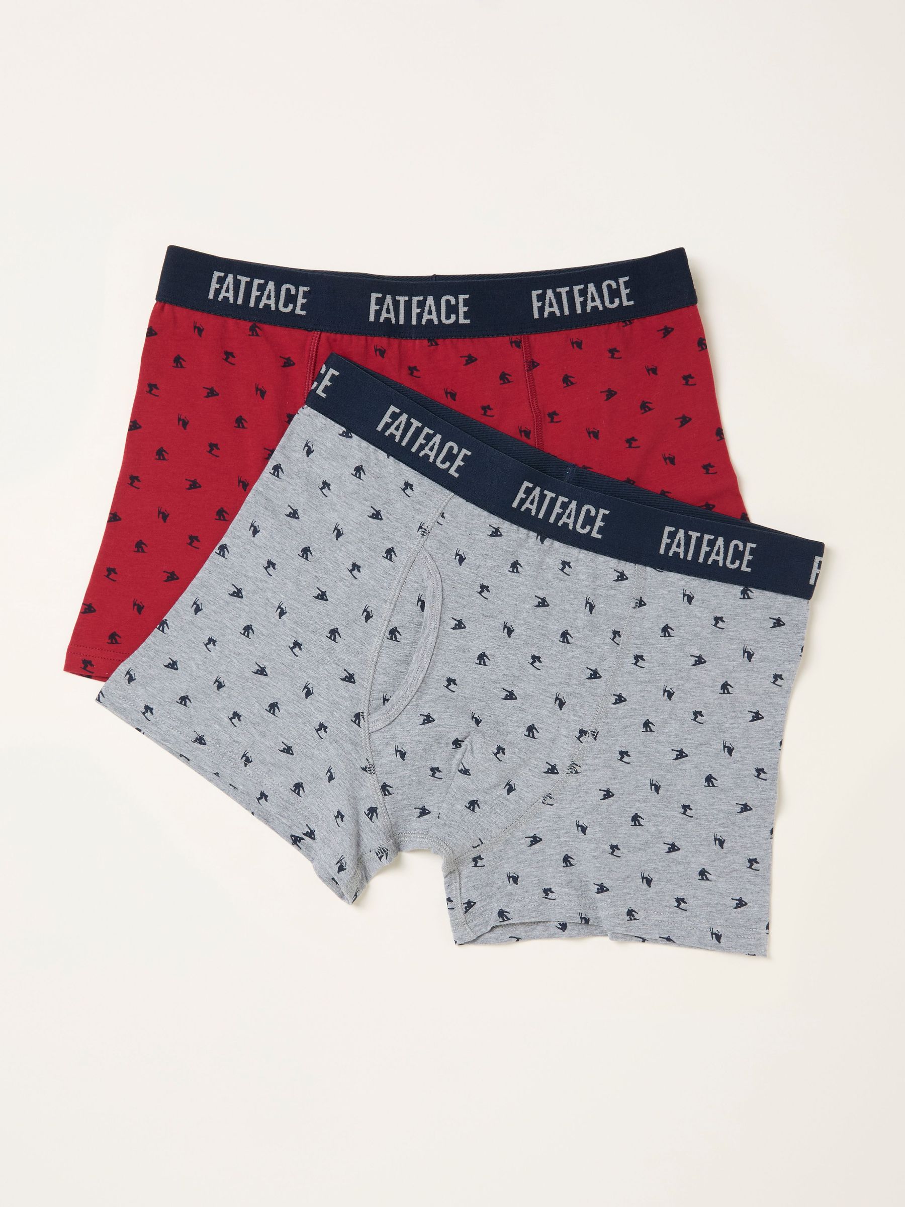 Red 2 Pack of Ski Boxers (F11679) | €29