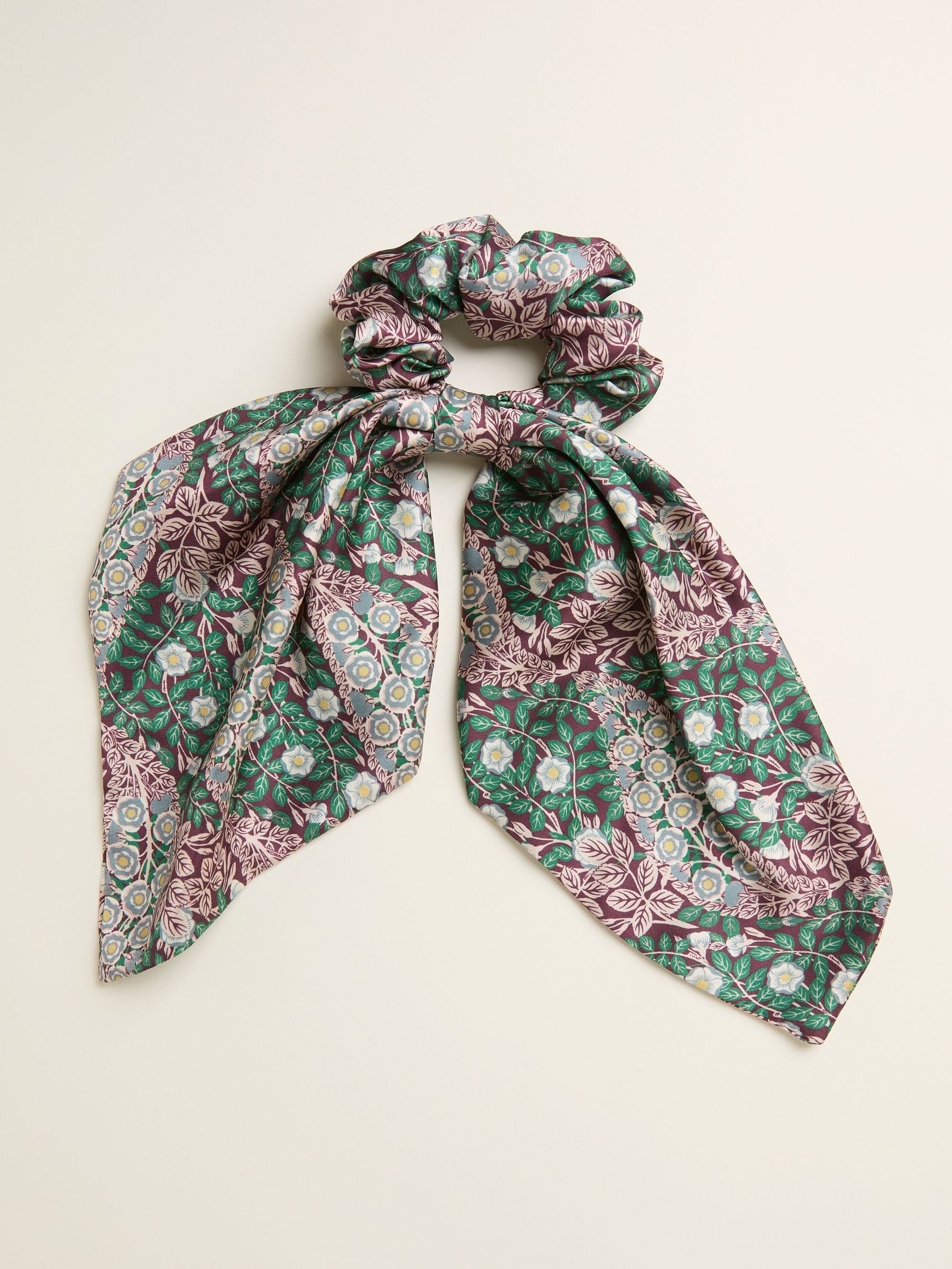 Burgundy Red Japanese Rose Hair Tie (F14515) | €13.50