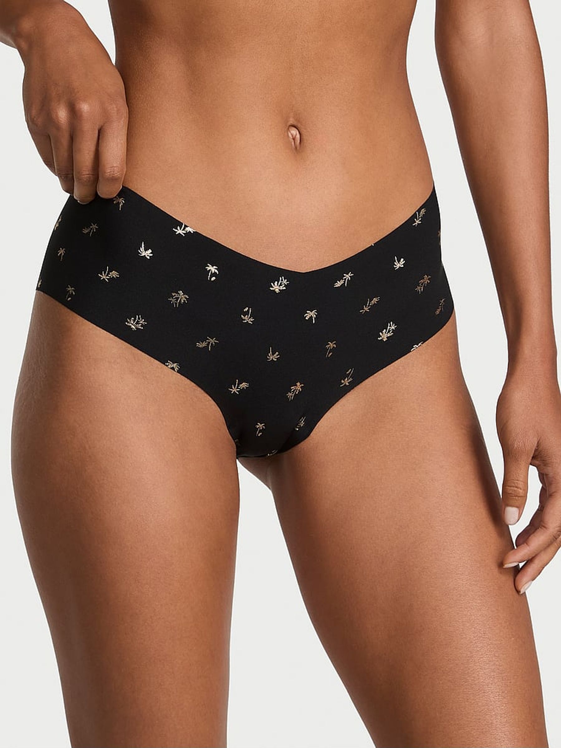 Black Palm Cheeky Knickers (F15653) | €10.50