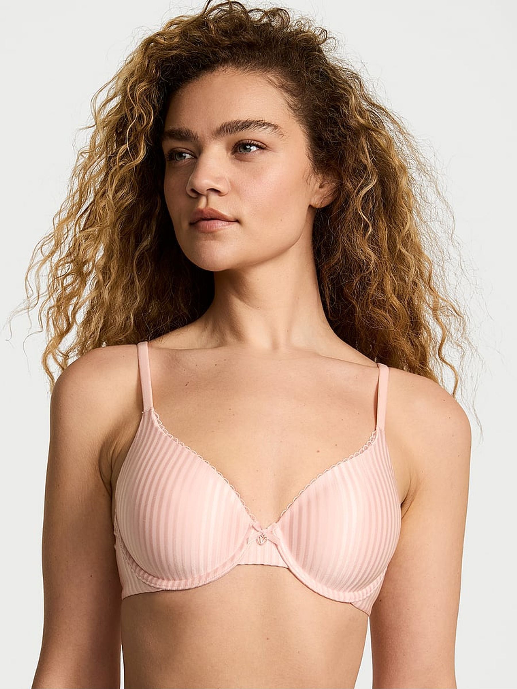 Purest Pink Stripe Full Cup Bra (F15673) | €45