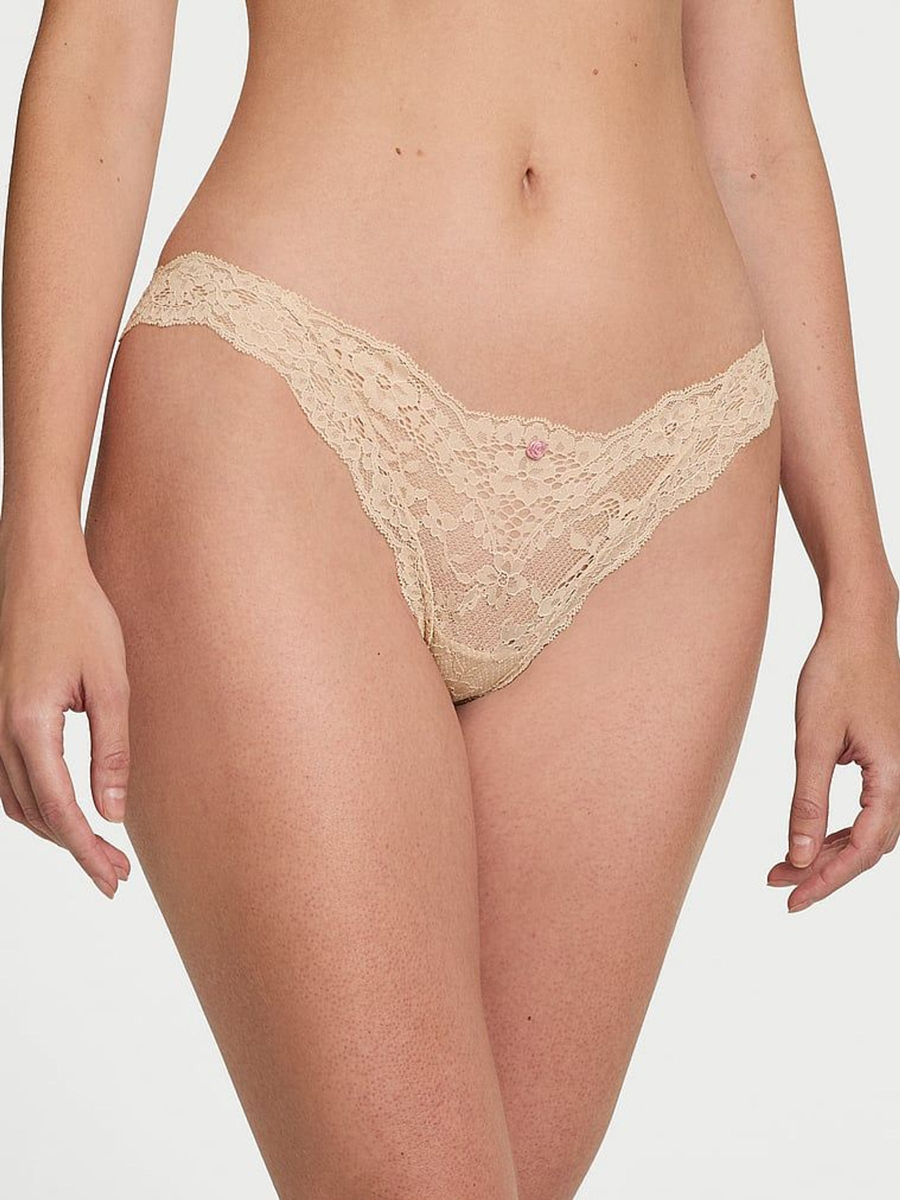 Marzipan Nude Bikini Lace Knickers (F15691) | €20.50
