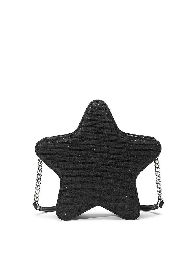 Black Sparkle Star Crossbody Bag (F18024) | €56