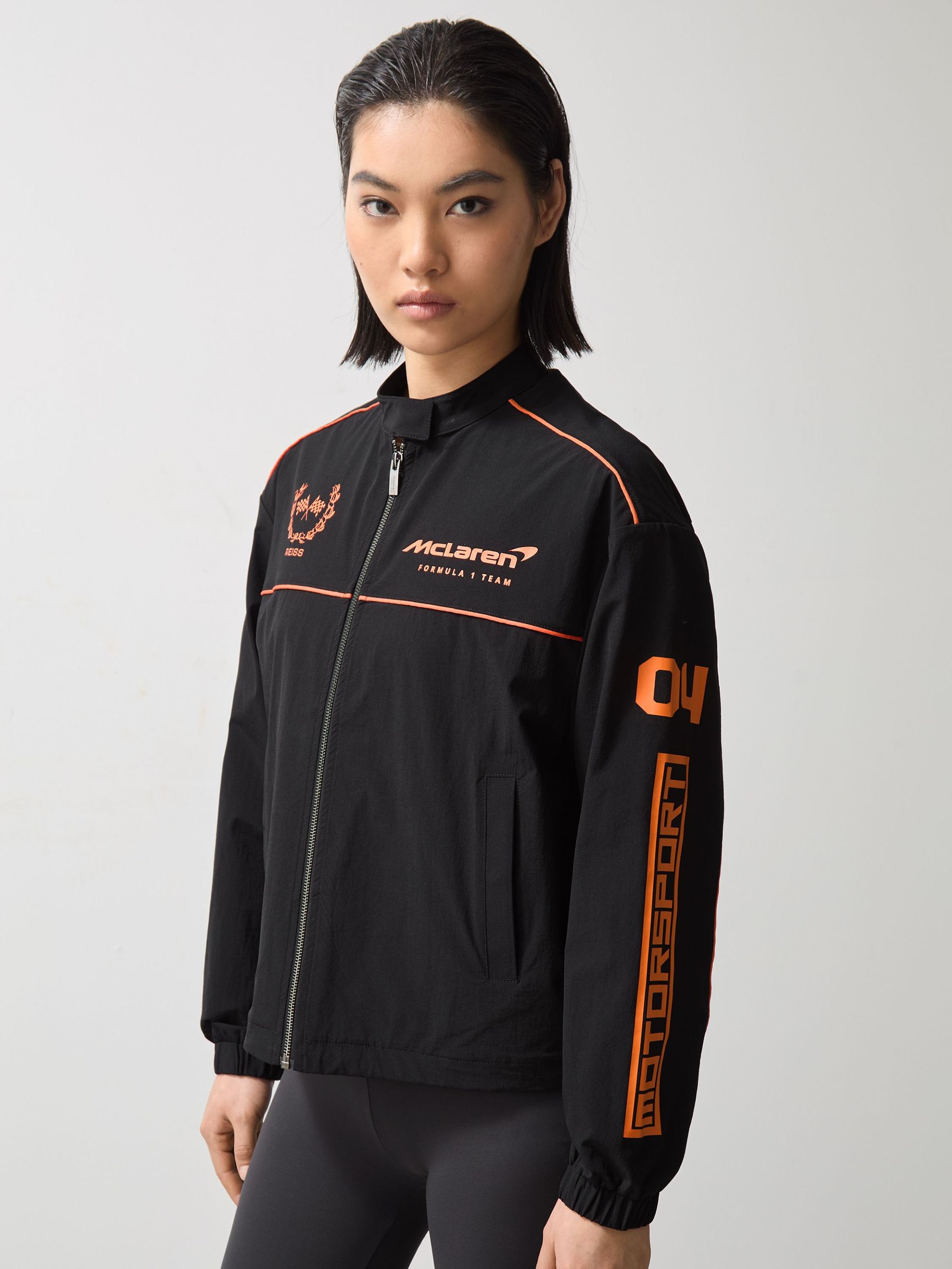 McLaren F1 Team Technical Logo Jacket in Black (F18139) | €285