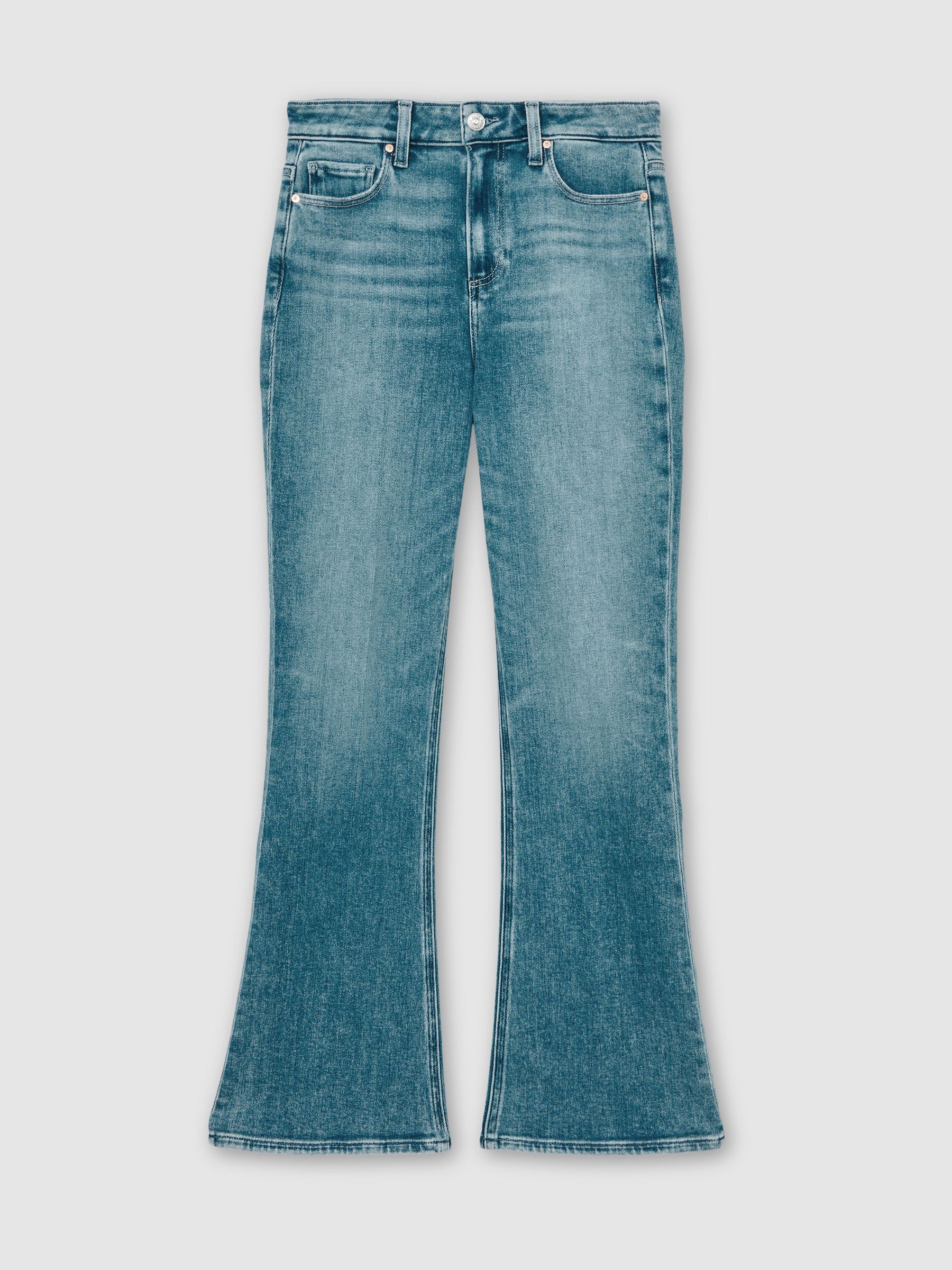 Paige Petite High Rise Bootcut Jeans in Blue (F20051) | 1620 zł