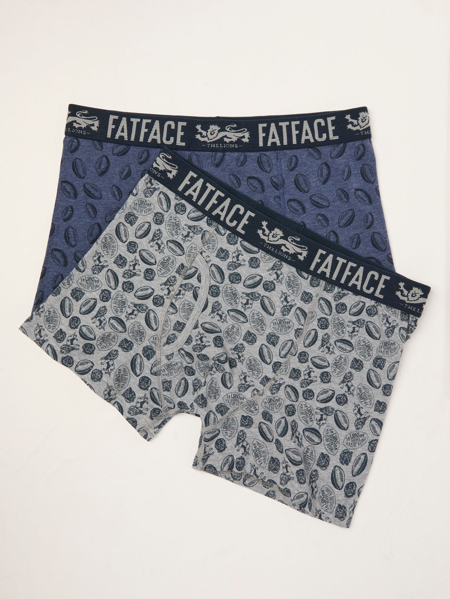 Navy 2 Pairs of Lion's Tour Boxers (F20997) | €29