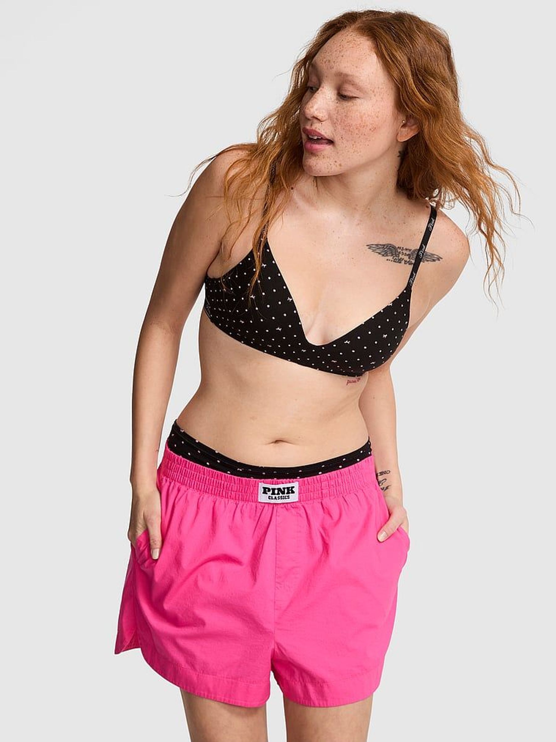 Rose Pink Short Pyjama Bottoms (F22418) | €40