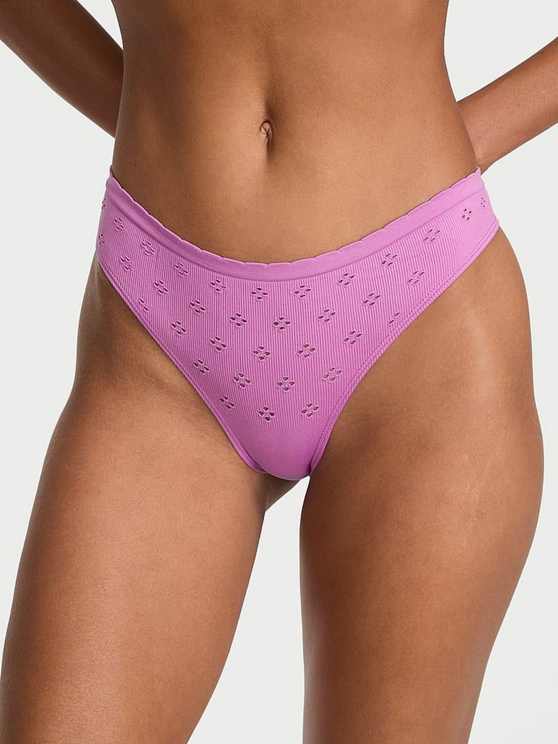 Cocktail Purple Thong Knickers (F22475) | €10.50