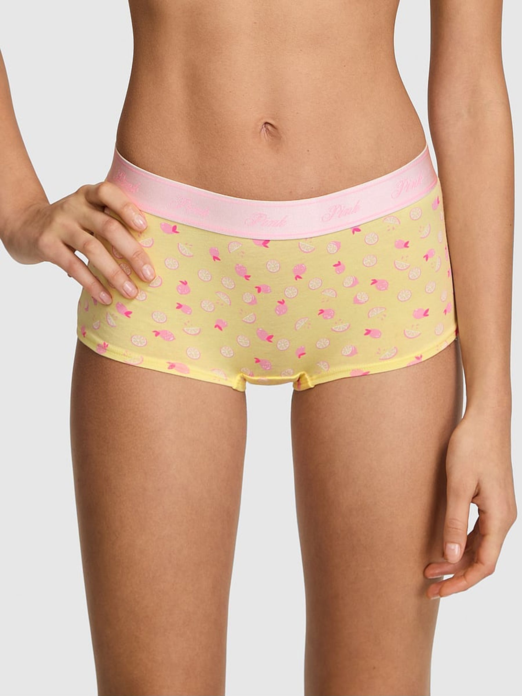 Mellow Yellow Short Cotton Logo Knickers (F22518) | €10.50