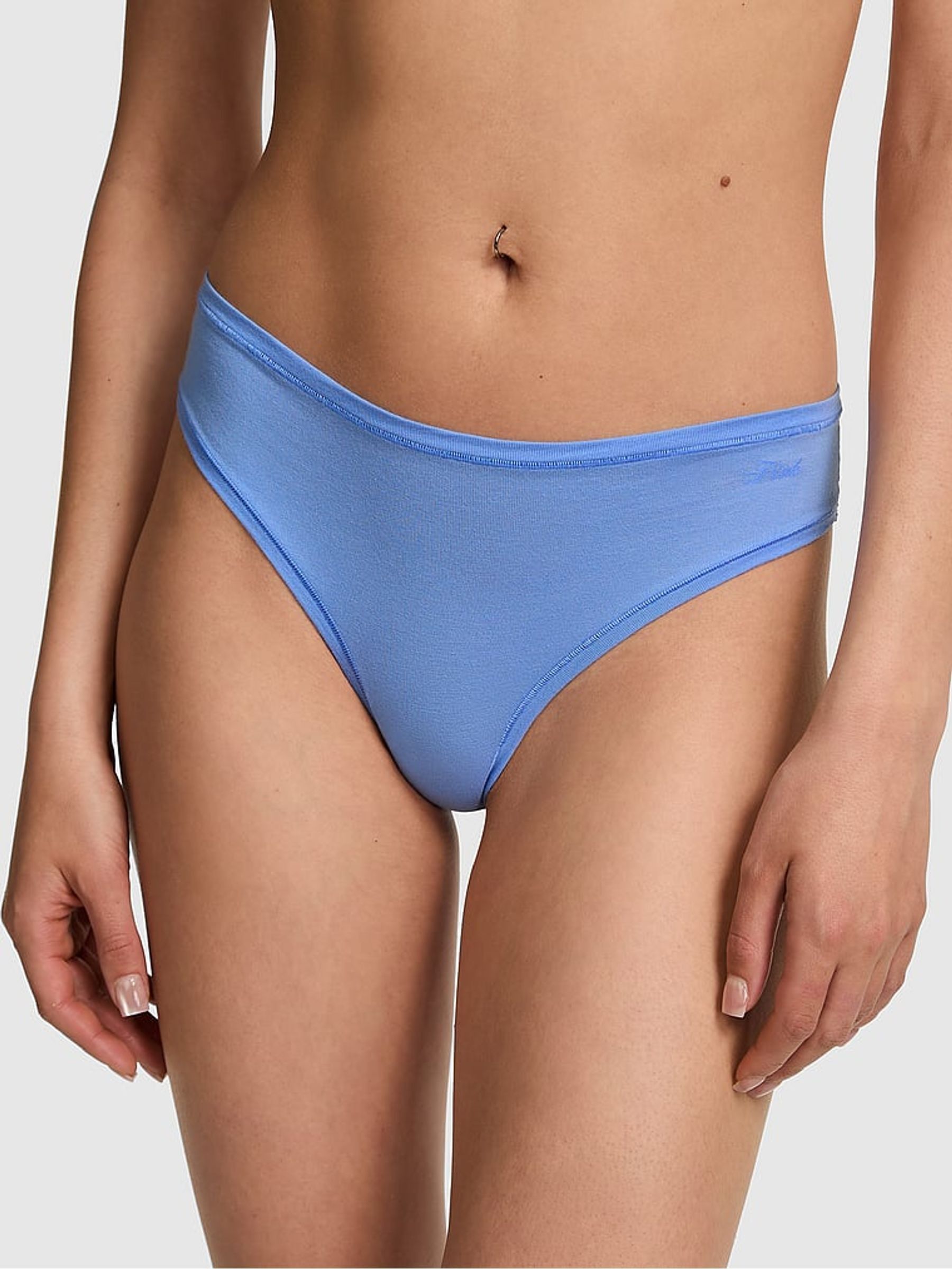 Seascape Blue Cheeky Cotton Knickers (F22526) | €10.50