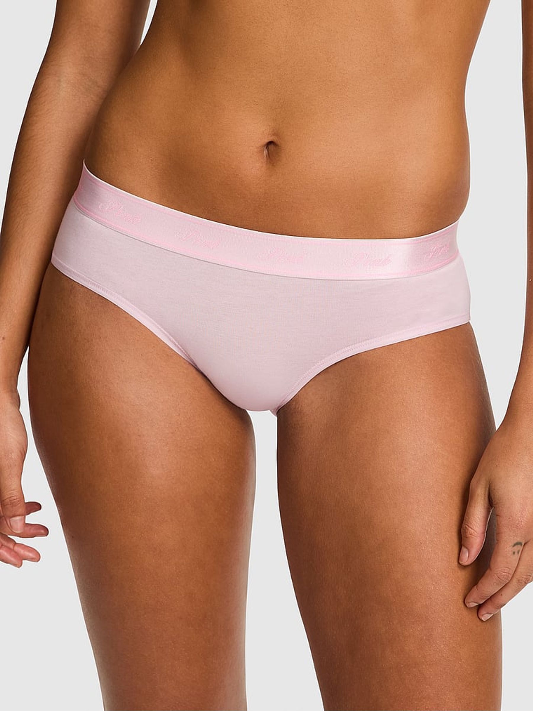 Pink Tulip Hipster Cotton Logo Knickers (F22543) | €10.50