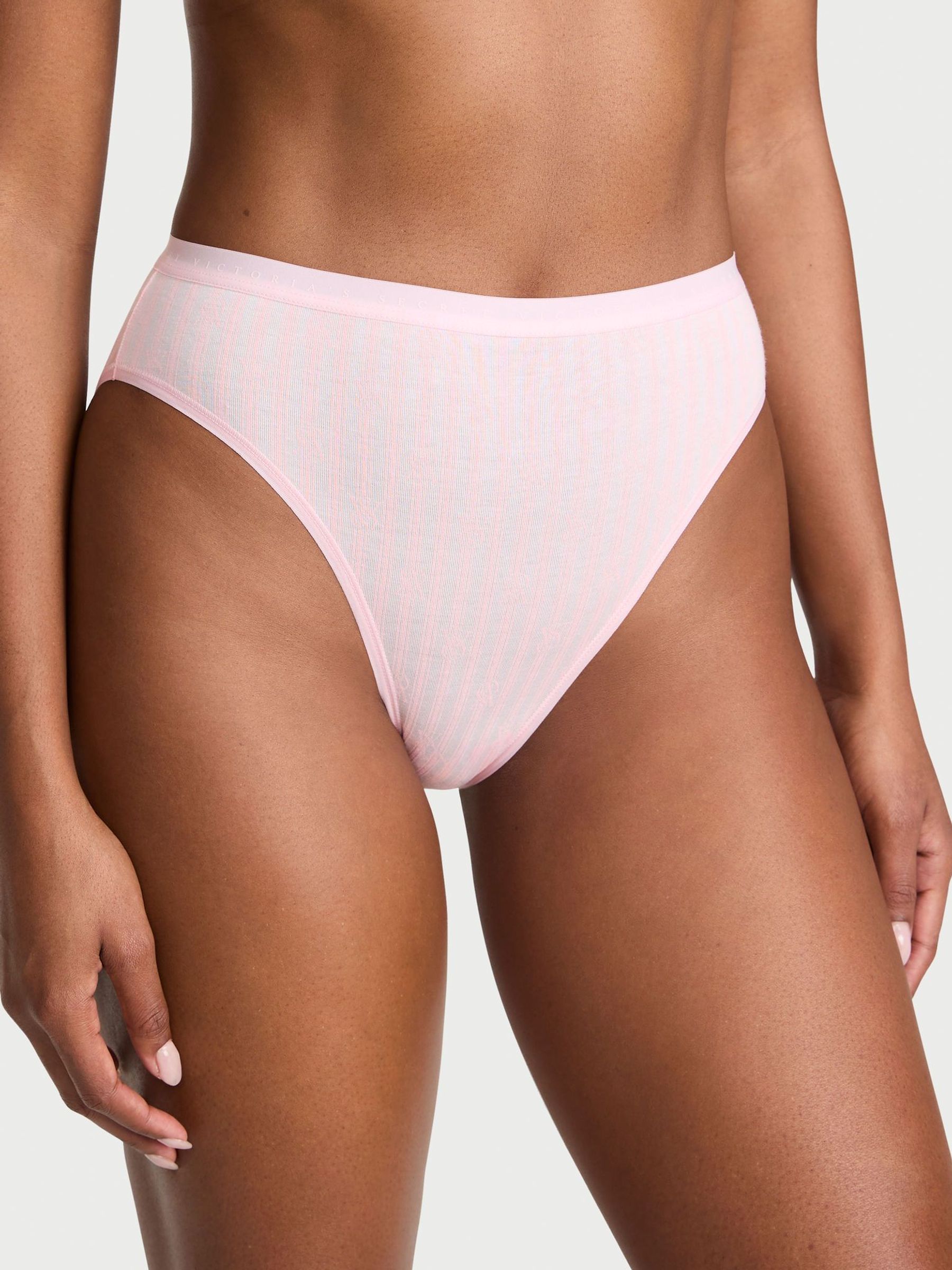 Pretty Blossom Lock Up Pink Stripe Brief Knickers (F22554) | €10.50