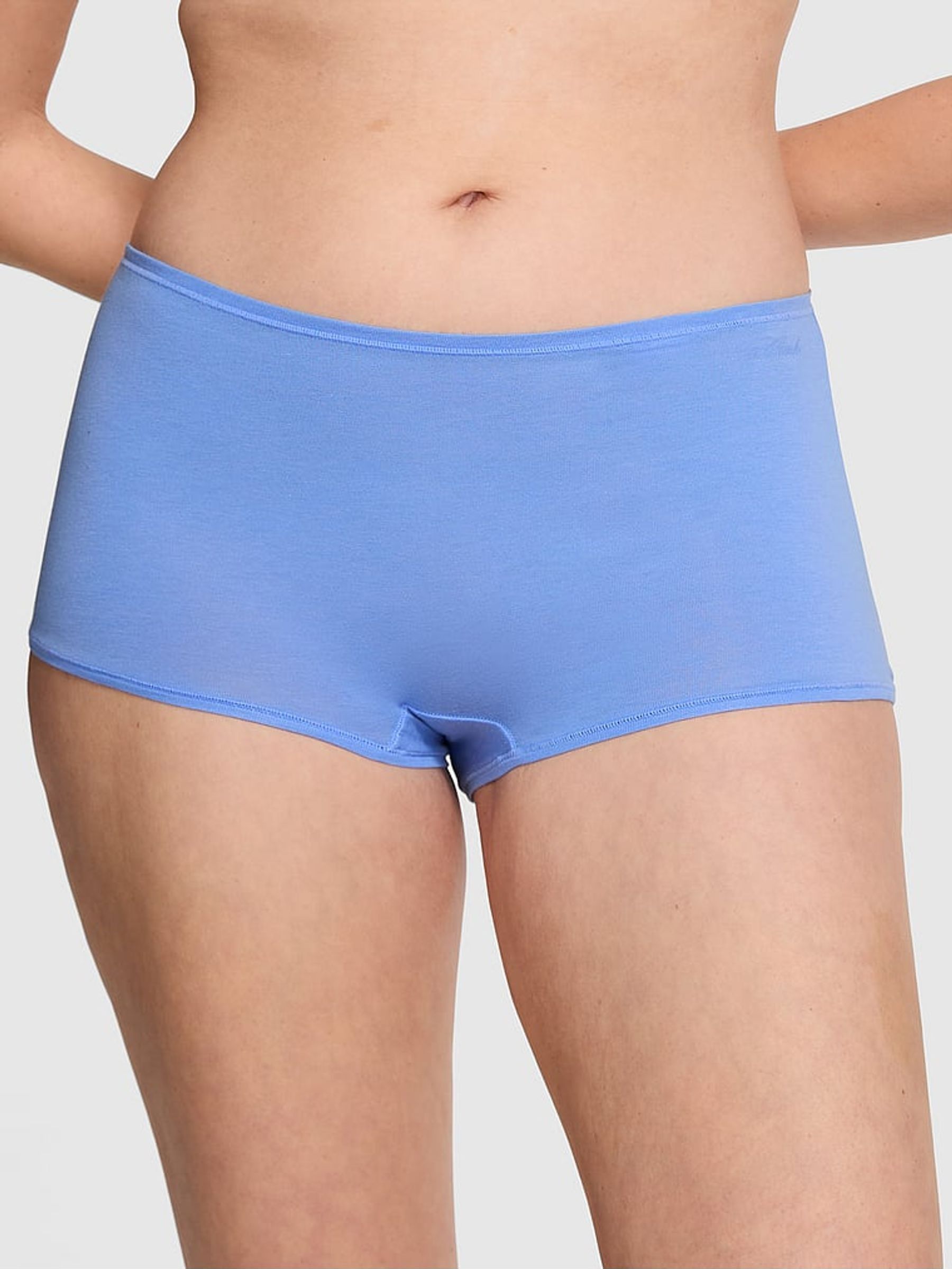 Seascape Blue Cotton Boyshort Knickers (F22602) | €10.50