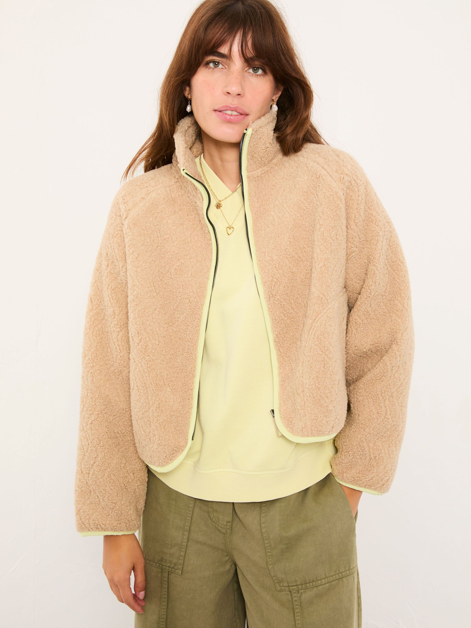 Nova Natural Wave Fleece Jacket (F22799) | $102